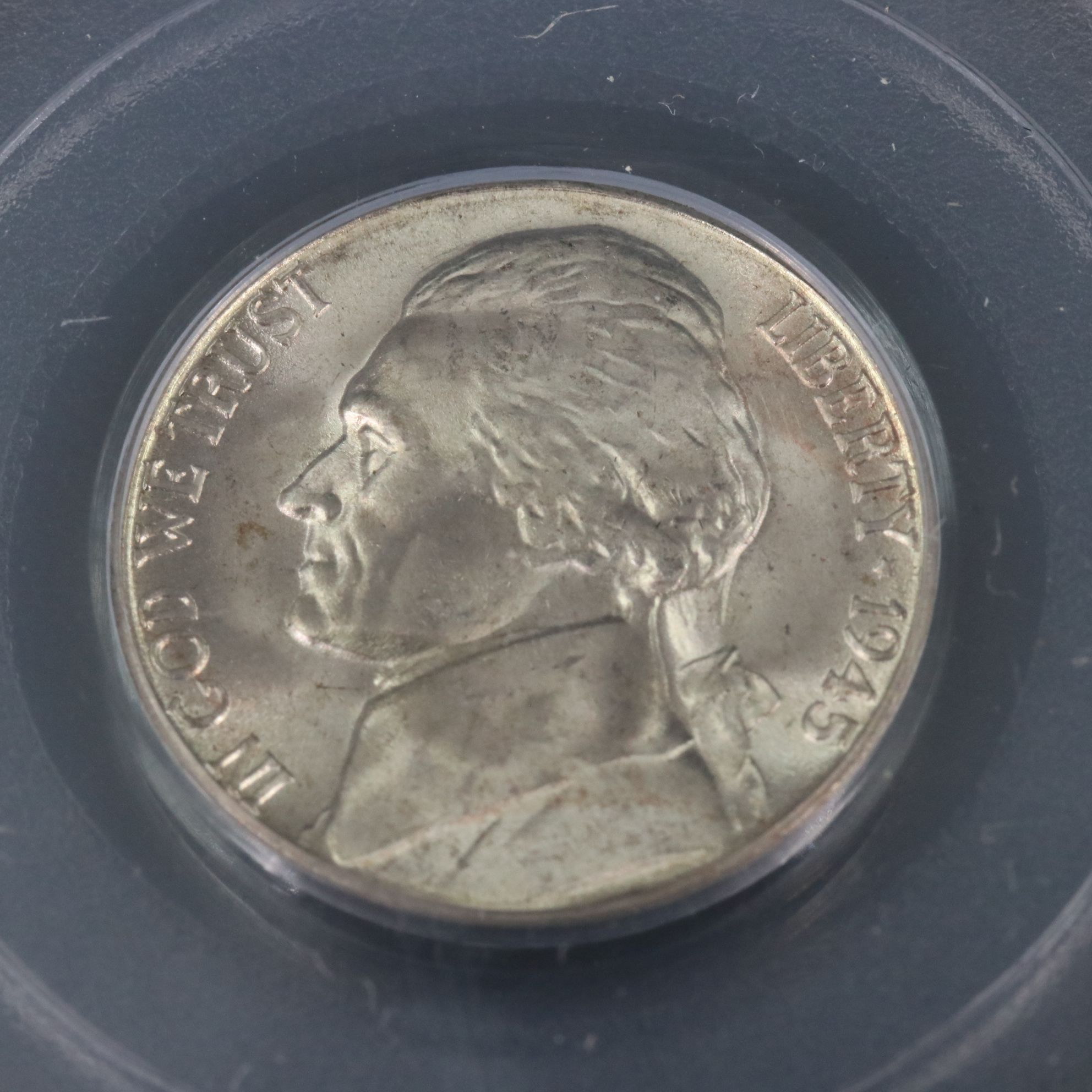 Four PCGS Graded MS66 1945-S WWII Silver Jefferson Nickels