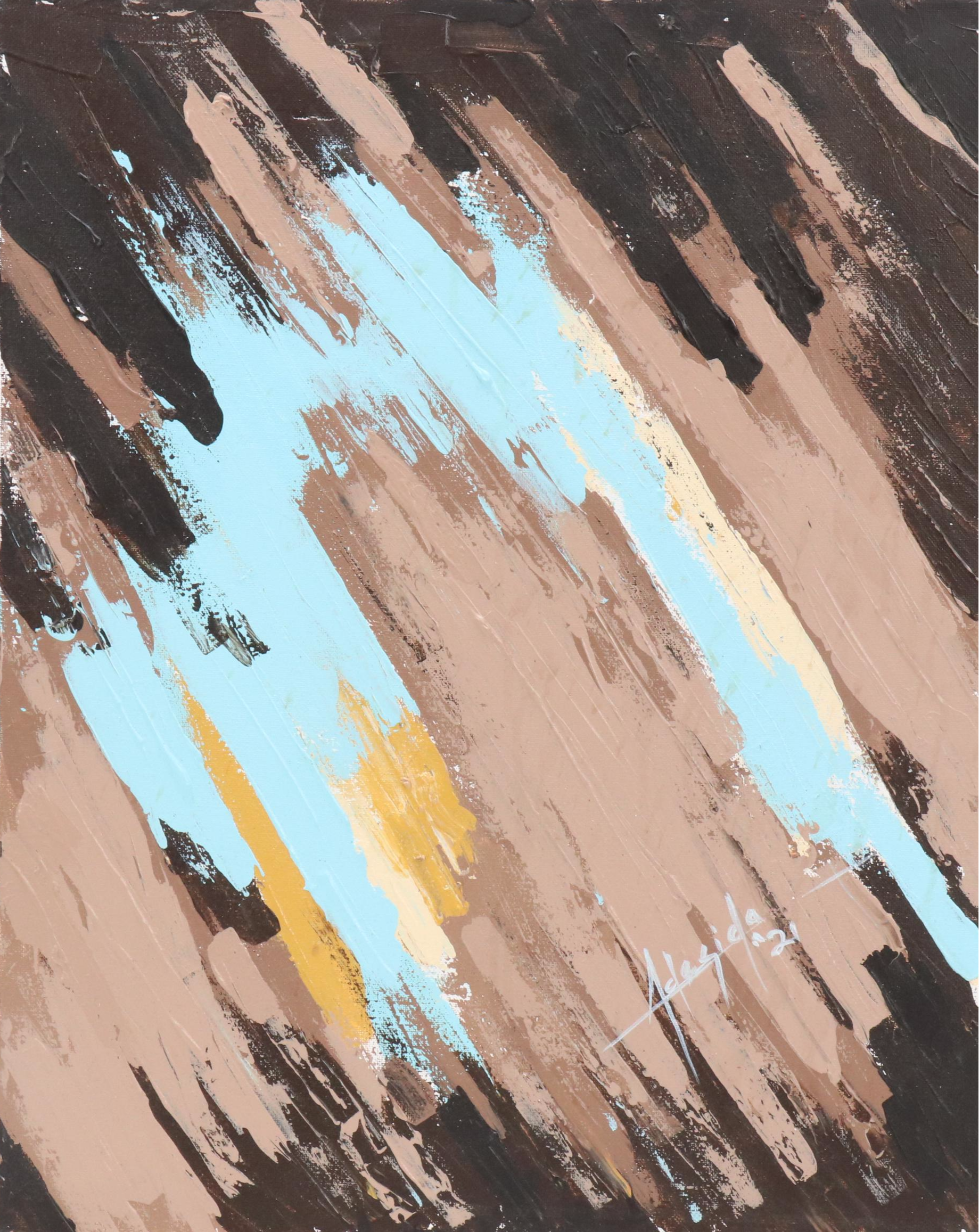 Adedotun Adesida Abstract Acrylic Painting, 2021