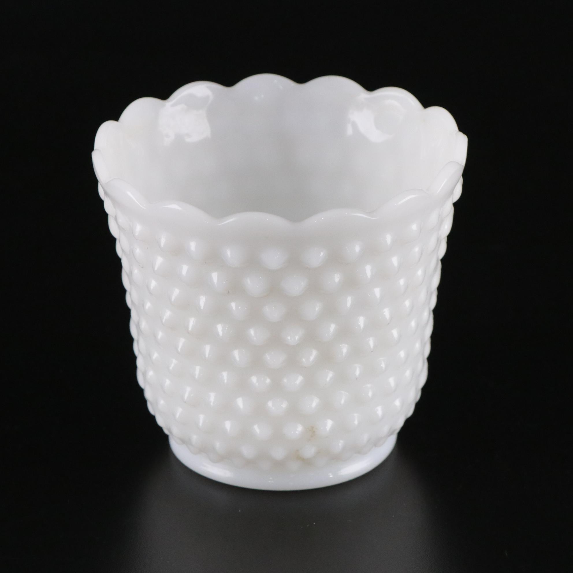 Westmoreland Paneled Grape Milk Glass Compote, White Colony "Harvest" and More