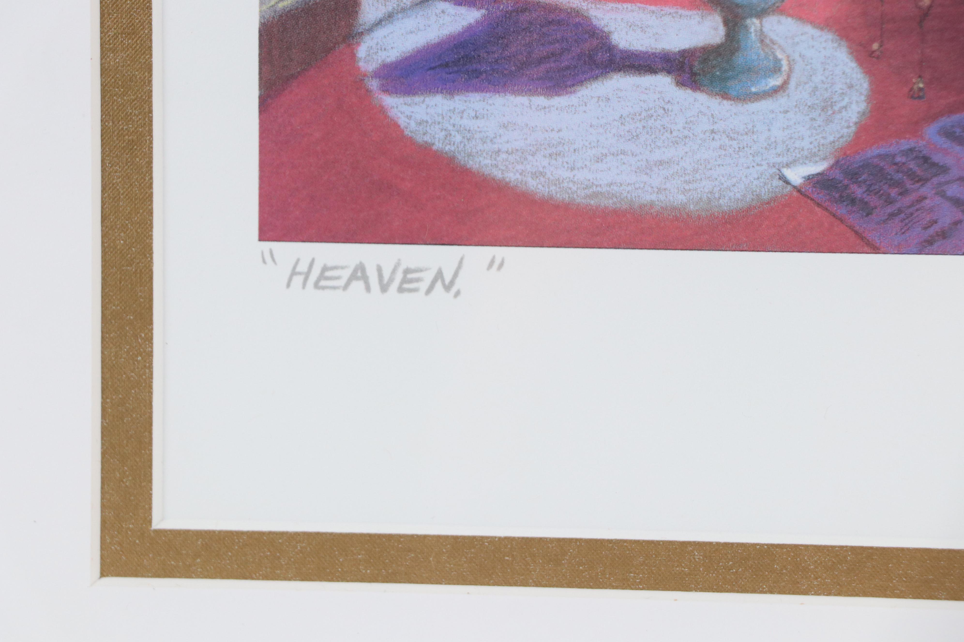 Jeff Leedy Offset Lithograph "Heaven."