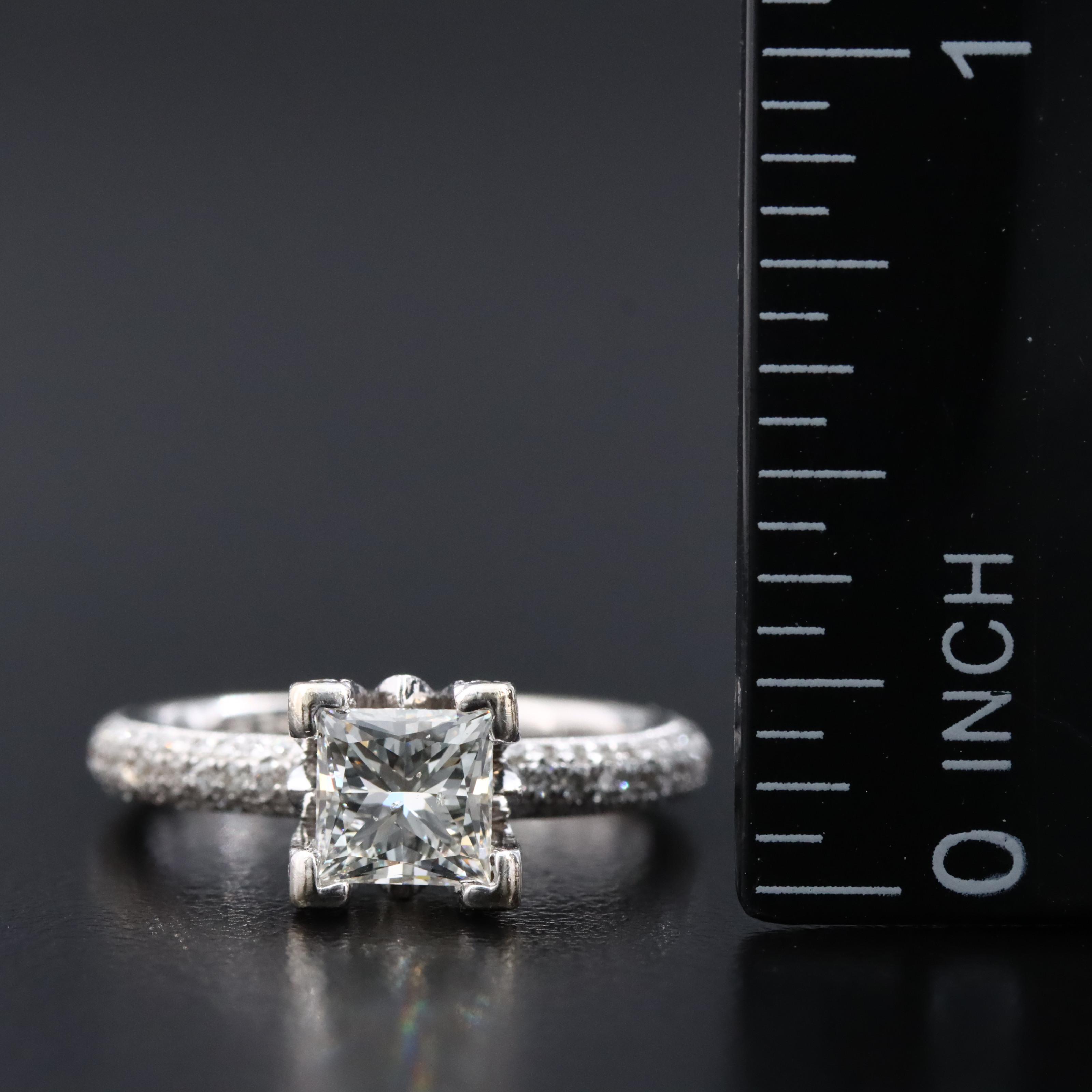S. Kashi 14K 1.74 CTW Diamond Ring with Online GIA Report