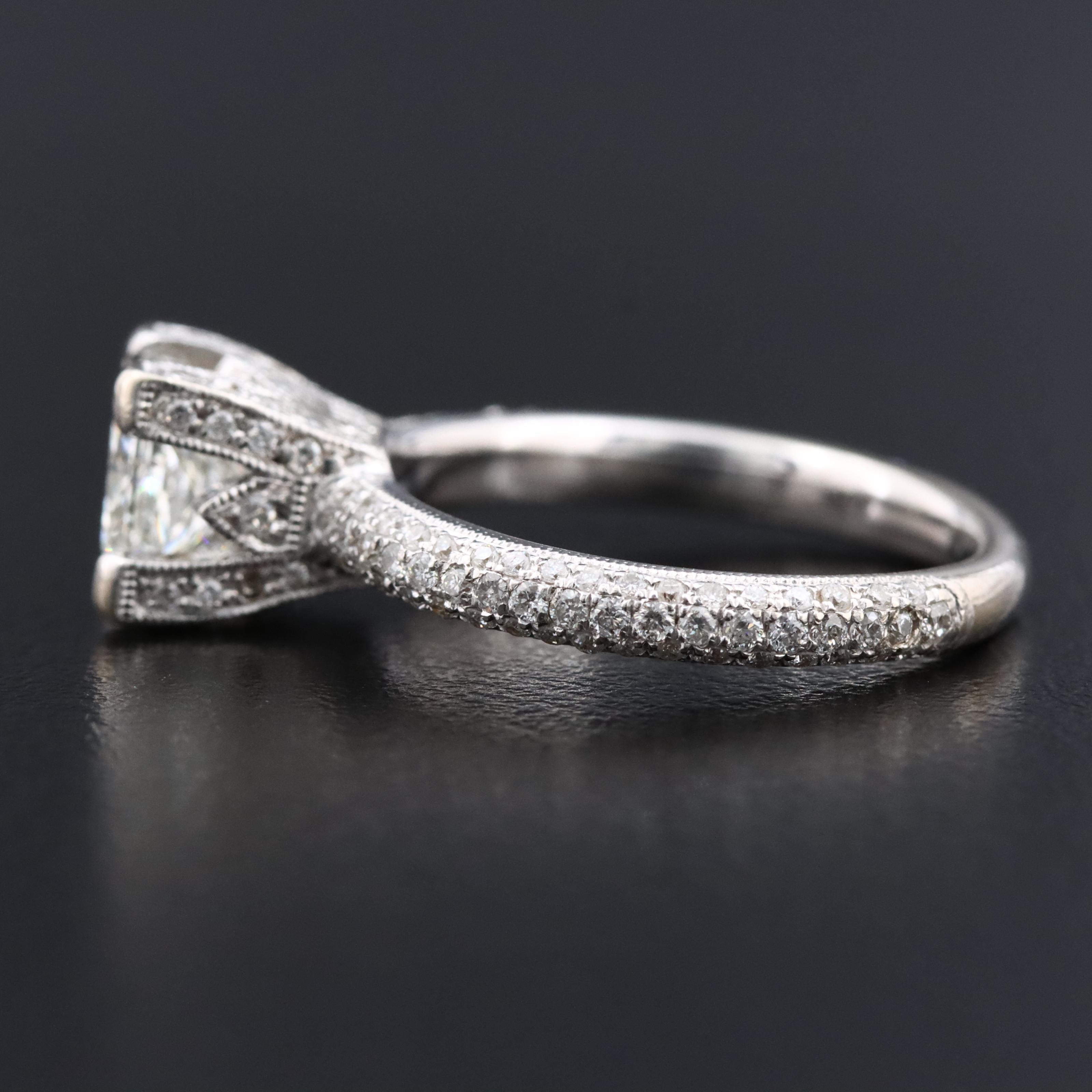 S. Kashi 14K 1.74 CTW Diamond Ring with Online GIA Report