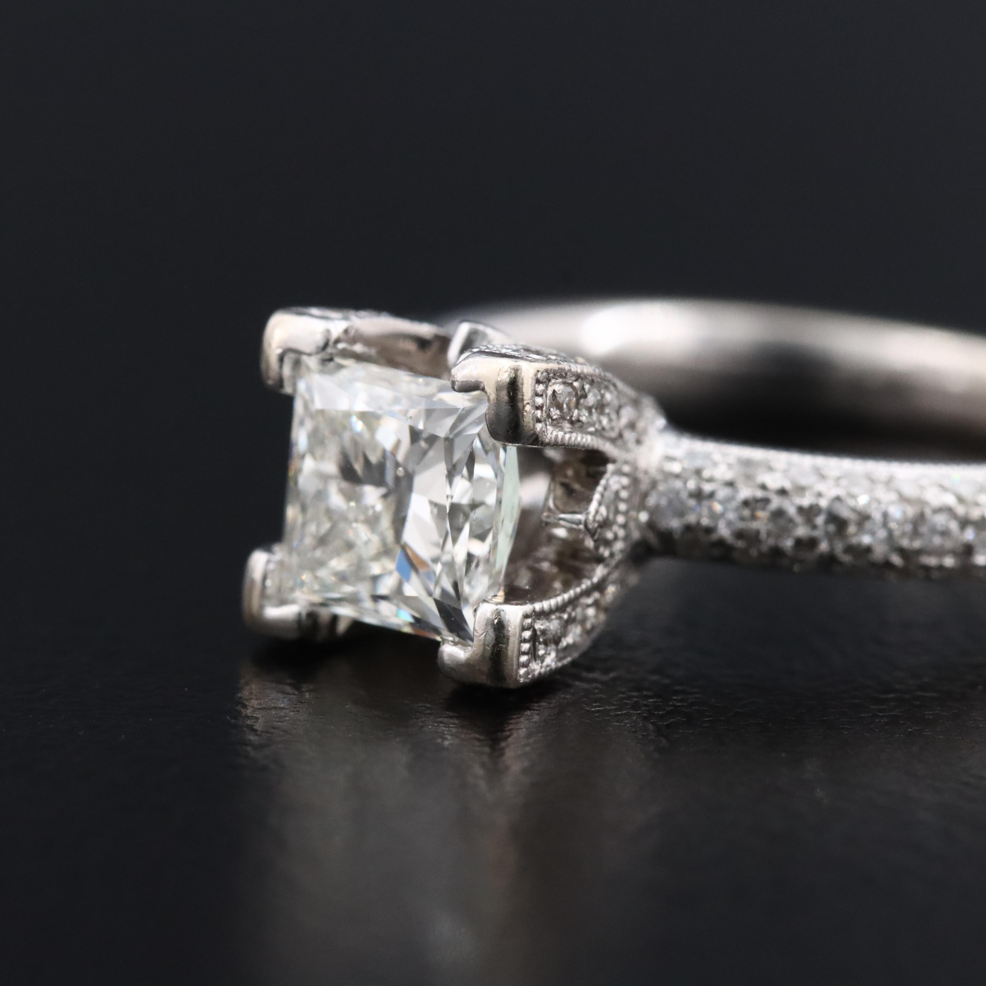 S. Kashi 14K 1.74 CTW Diamond Ring with Online GIA Report