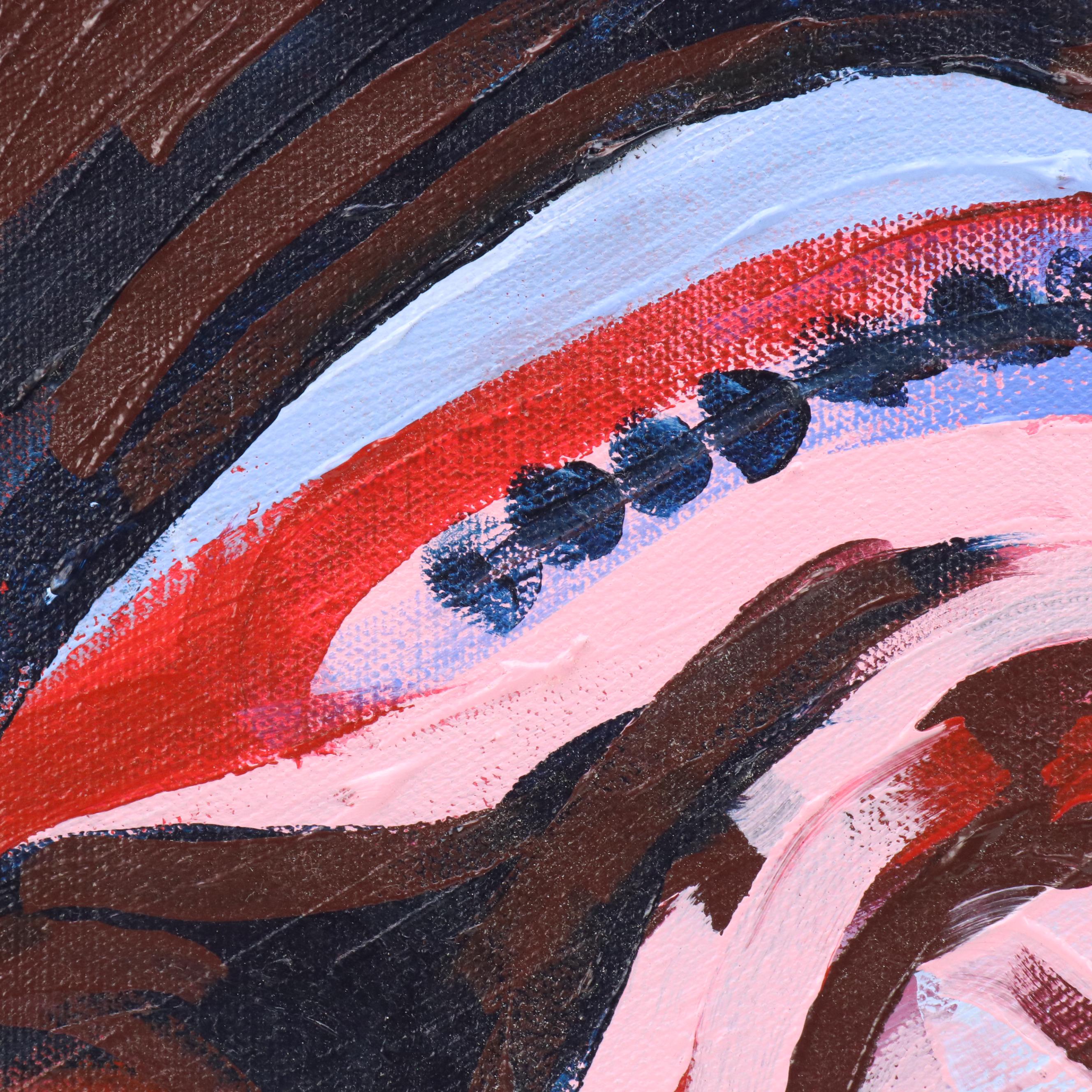 Adedotun Adesida Abstract Acrylic Painting, 21st Century