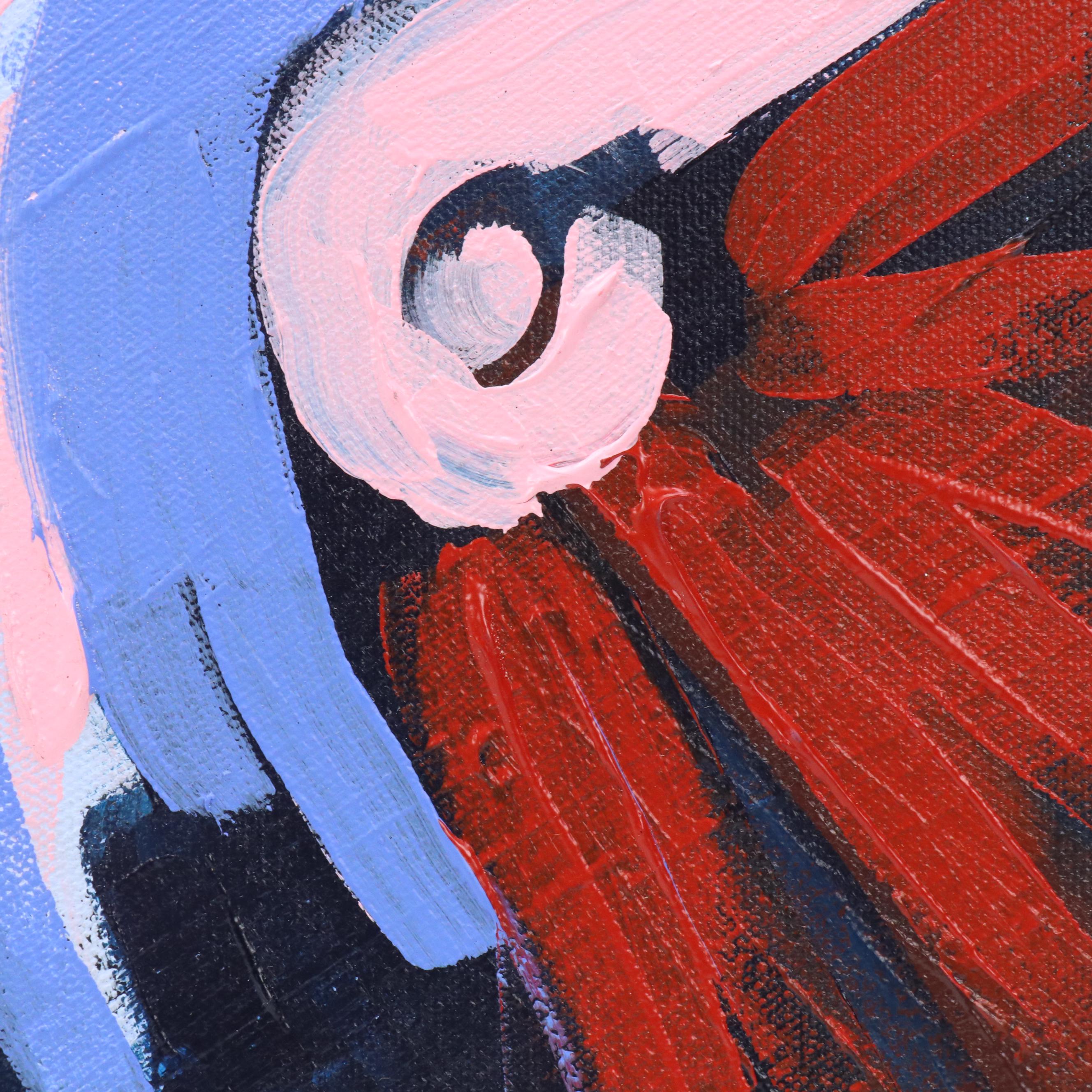 Adedotun Adesida Abstract Acrylic Painting, 21st Century