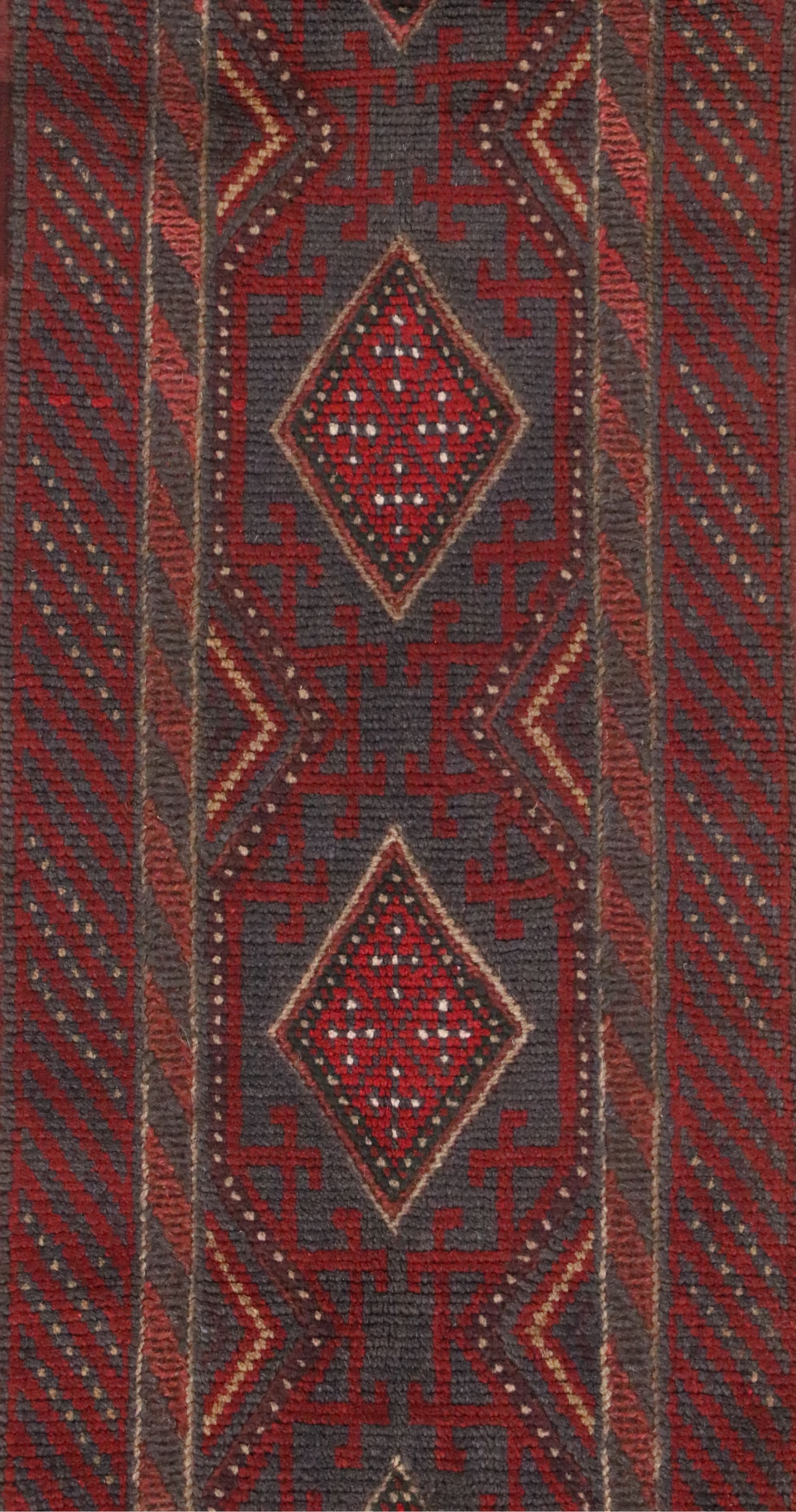 2' x 7'9 Handwoven Afghan Mashwani Carpet Runner