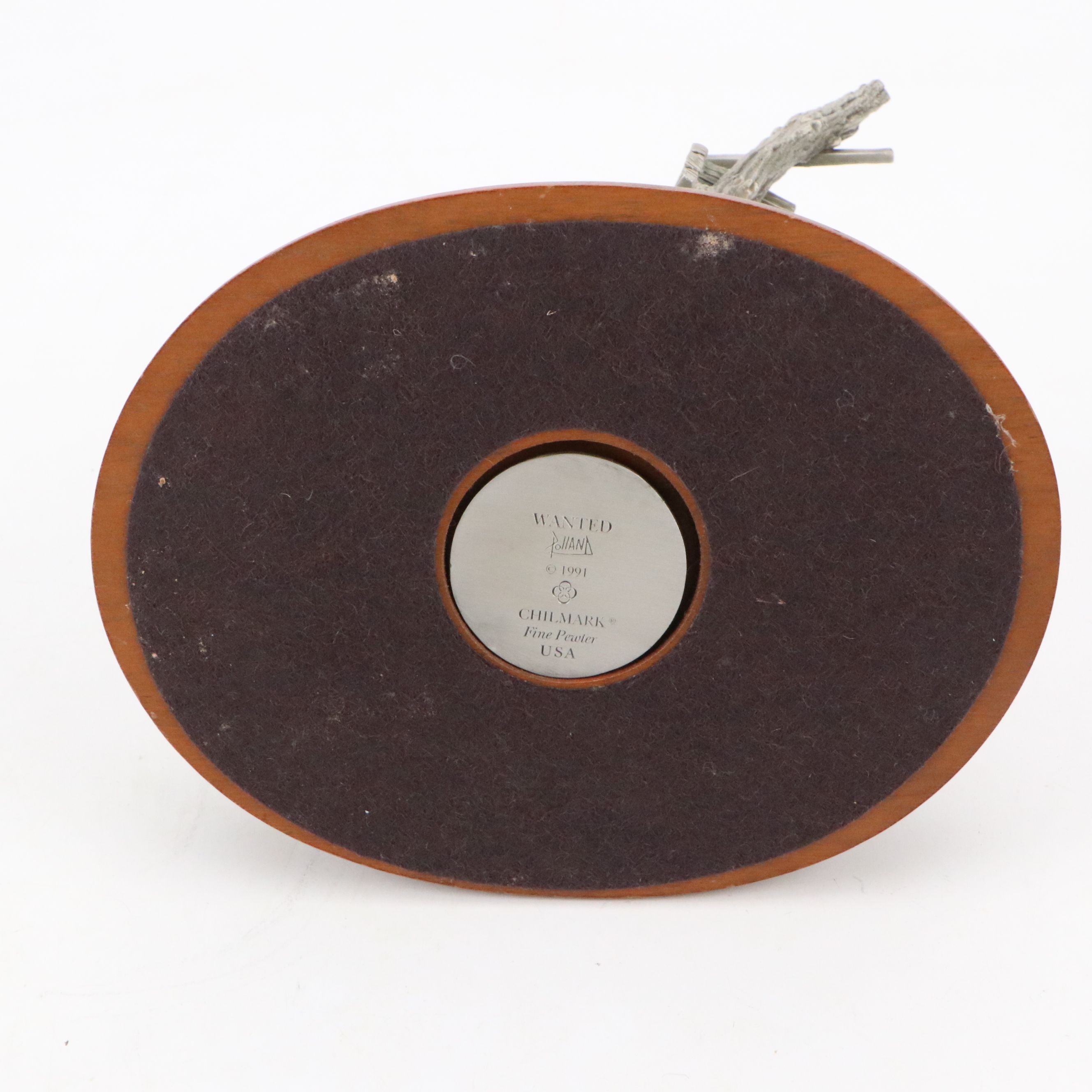 Pollana for Chilmark "Wanted" and "Damned Knothead" Pewter Figurines, 1990s