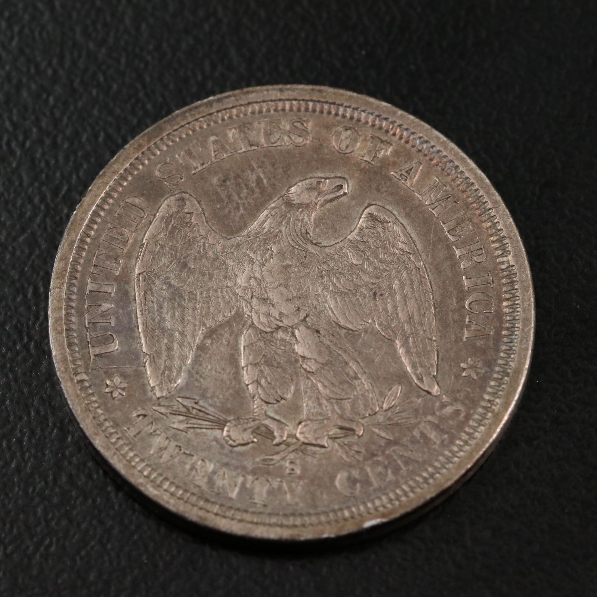 1875-S Seated Liberty Twenty Cent Silver Coin