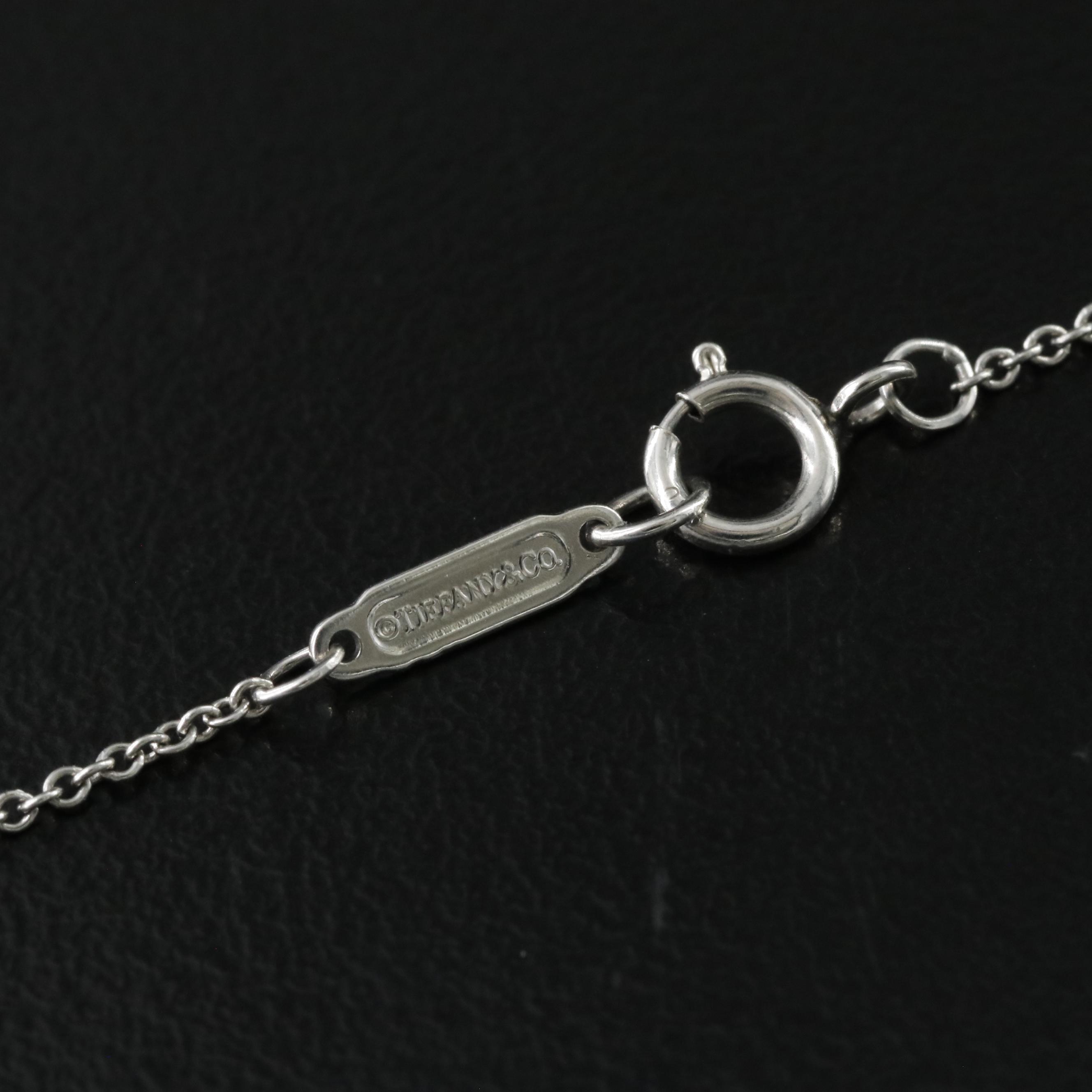 Tiffany & Co. Sentimental Heart Platinum and Diamond Necklace