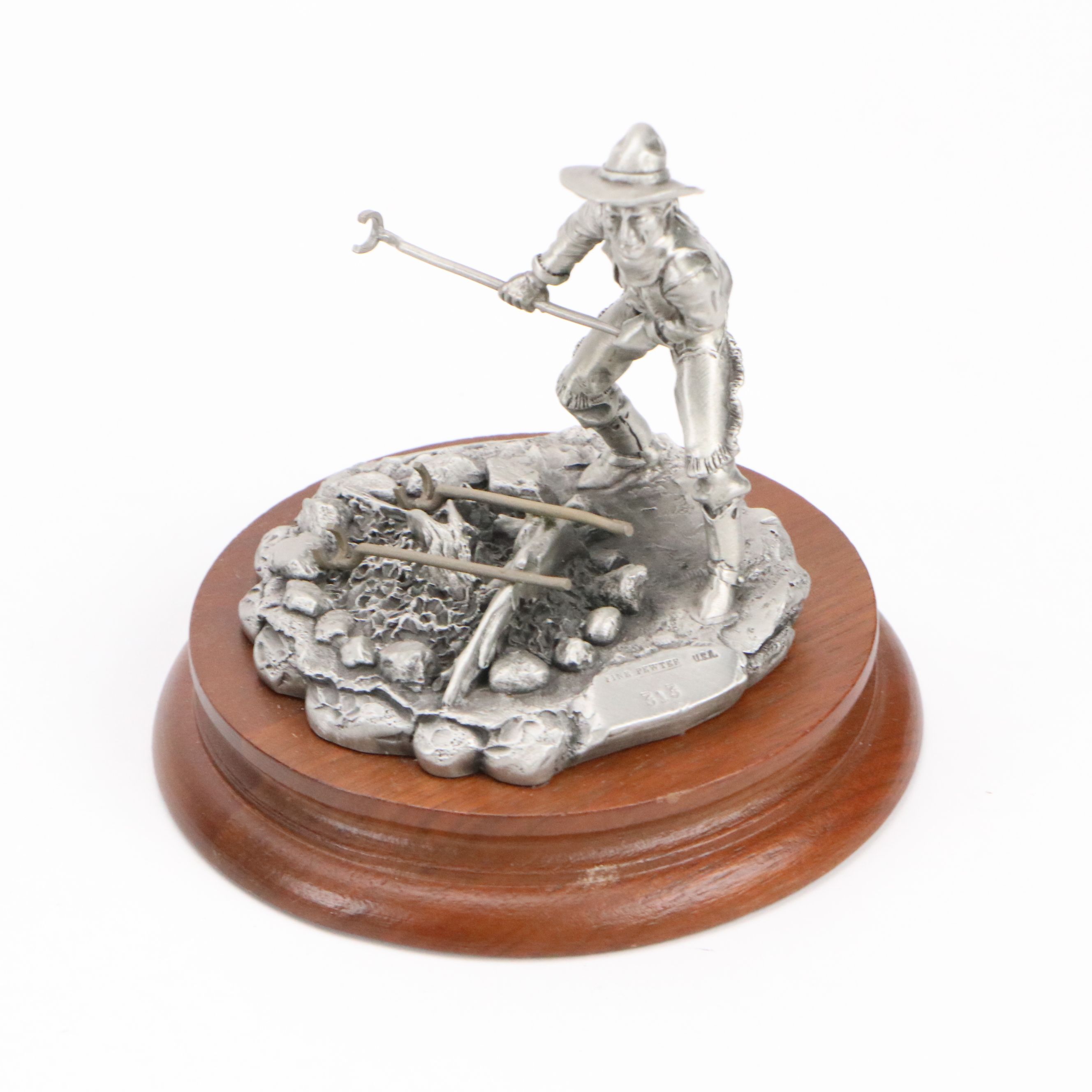 Francis J. Barnum for Chilmark "Beefsteak Raid" with Other Pewter Figurine