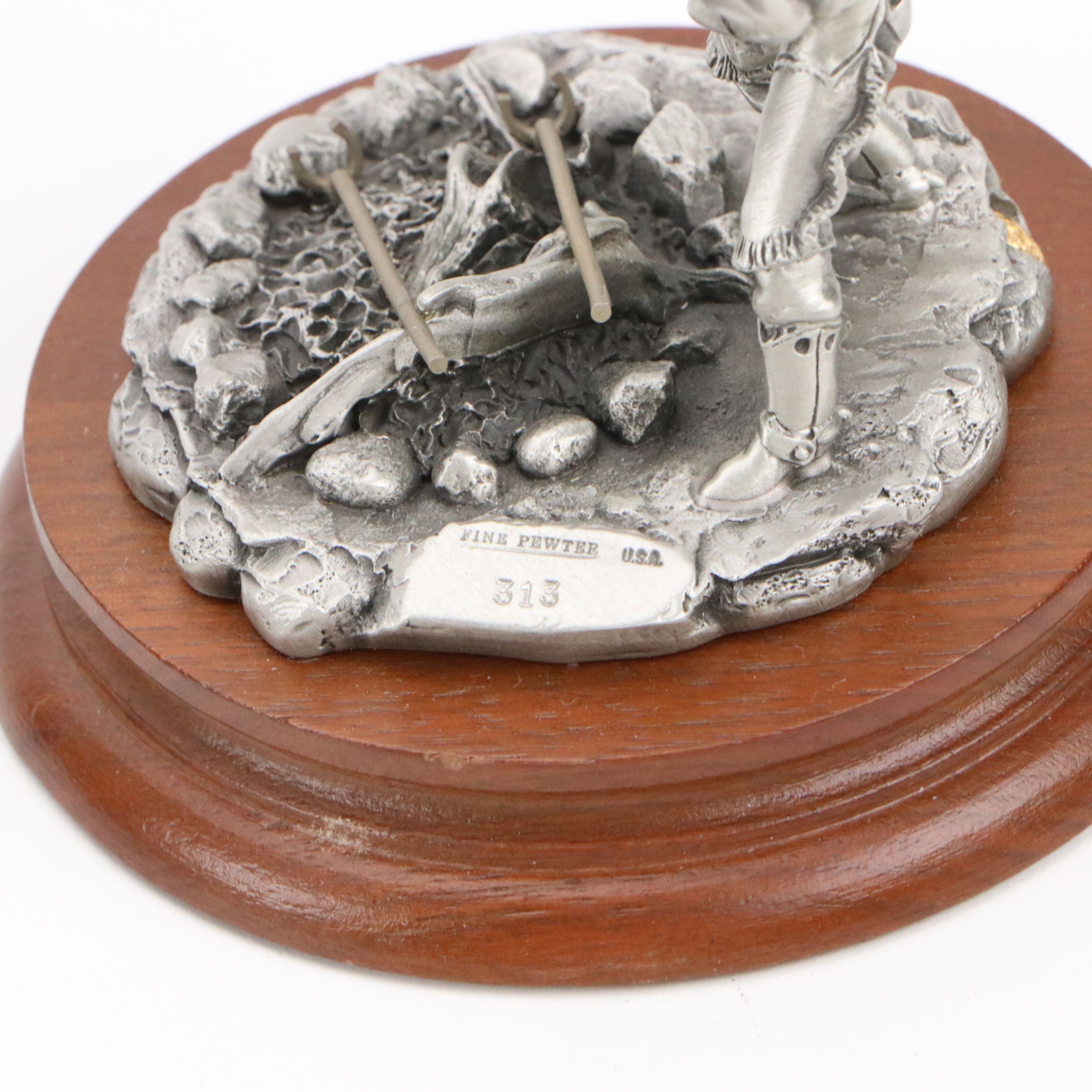 Francis J. Barnum for Chilmark "Beefsteak Raid" with Other Pewter Figurine