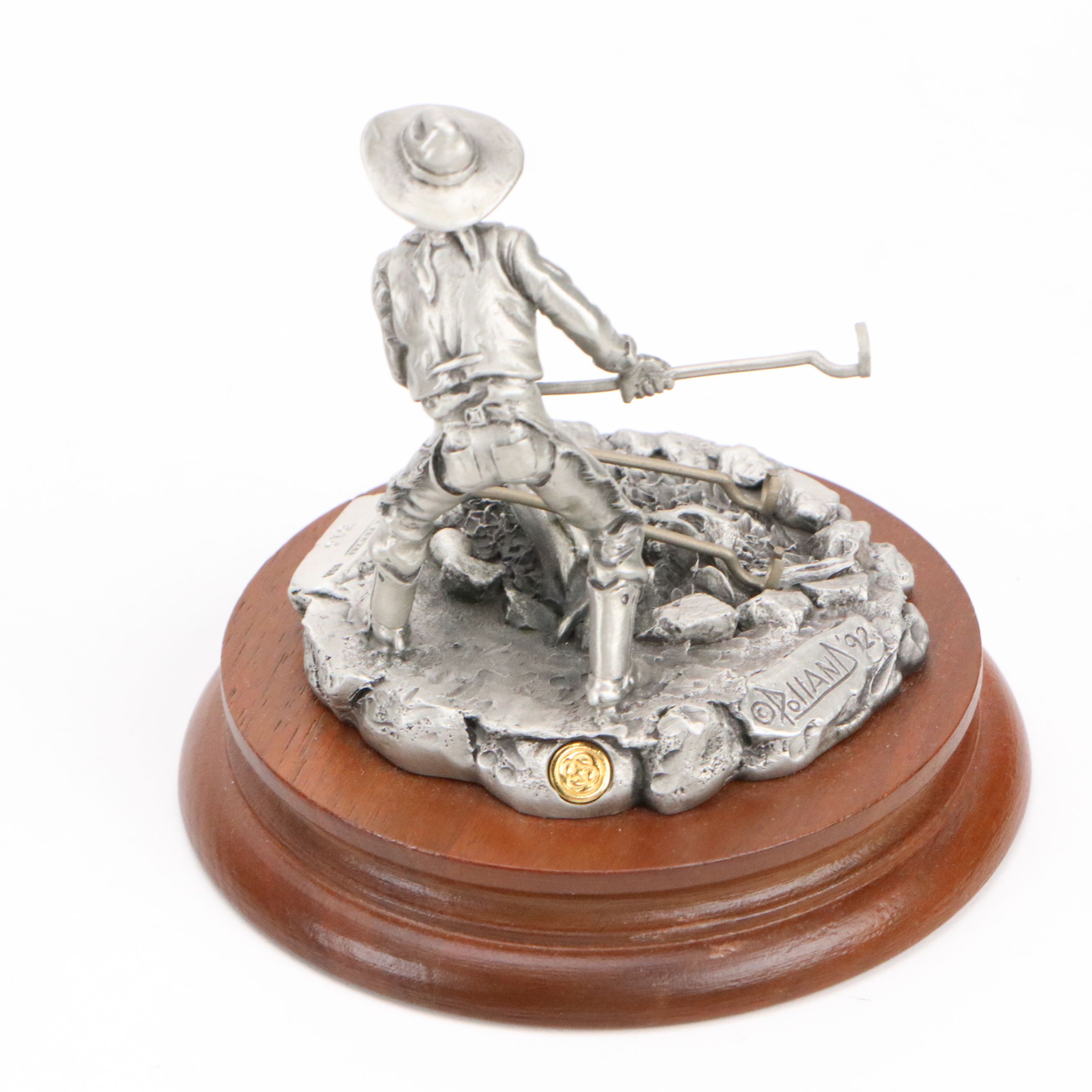 Francis J. Barnum for Chilmark "Beefsteak Raid" with Other Pewter Figurine