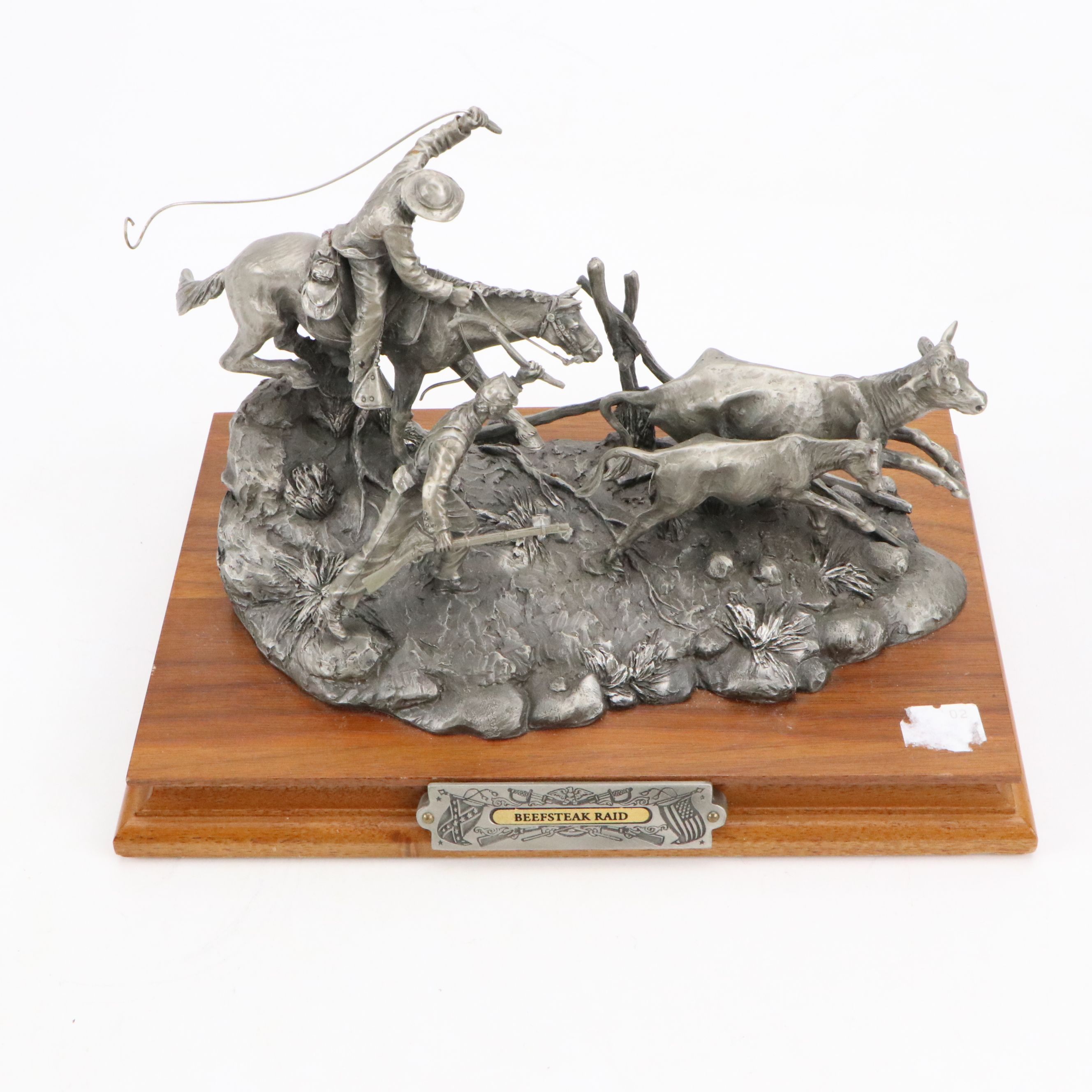 Francis J. Barnum for Chilmark "Beefsteak Raid" with Other Pewter Figurine