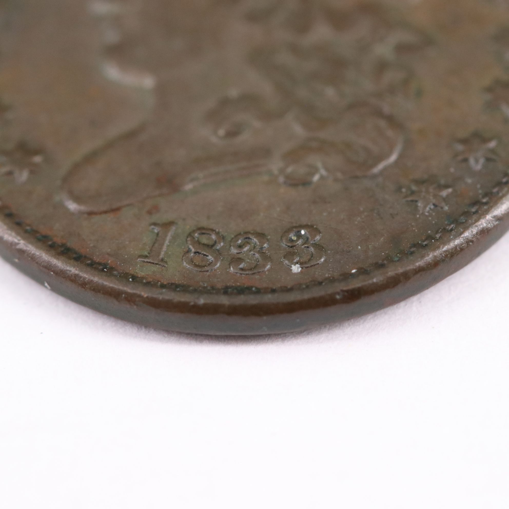 1833 Classic Head Half Cent