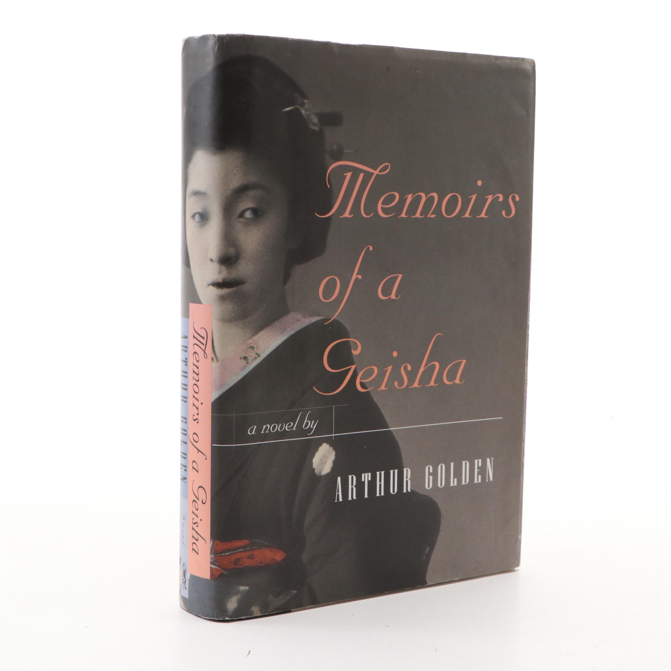 Signed "Memoirs of a Geisha" by Arthur Golden, 1999