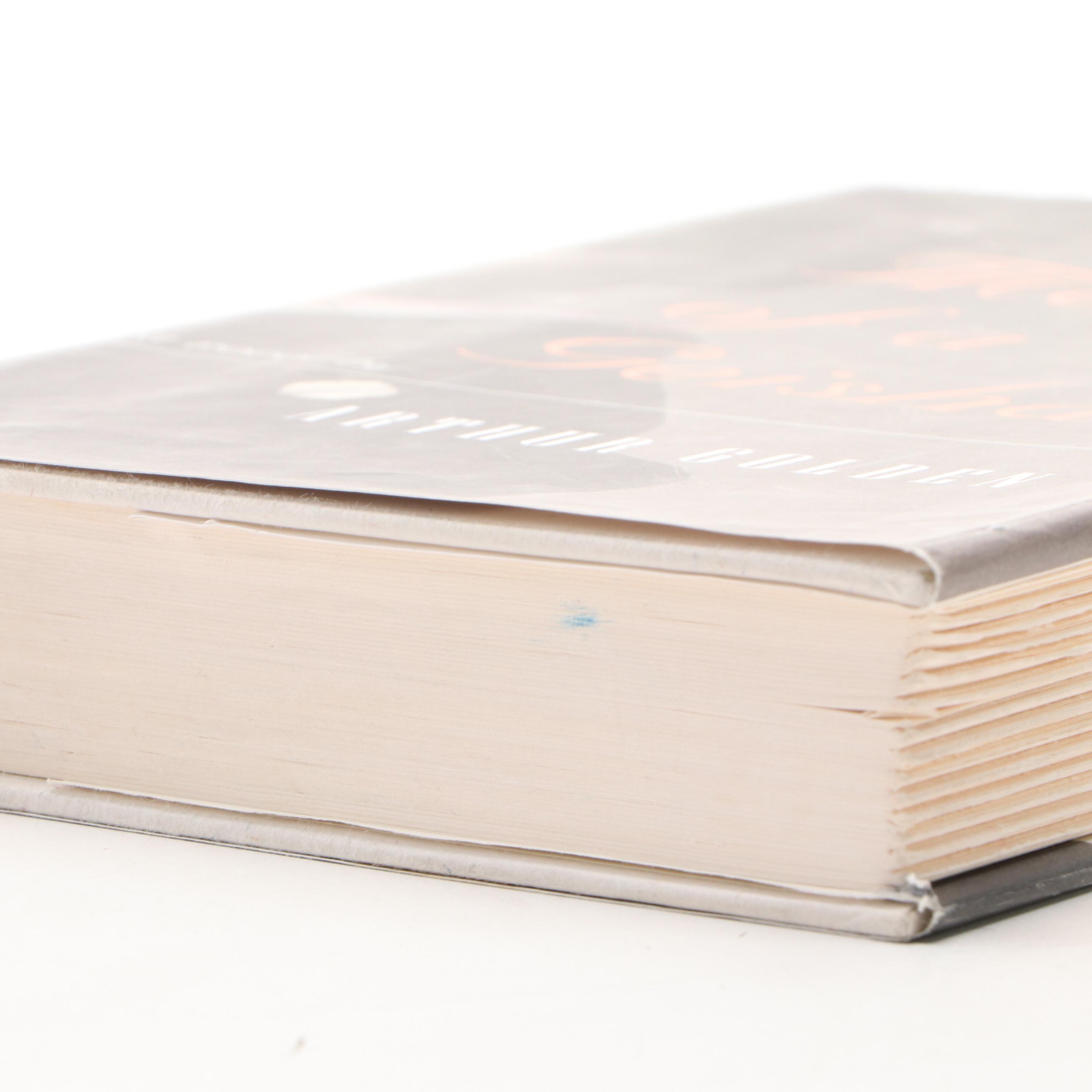 Signed "Memoirs of a Geisha" by Arthur Golden, 1999