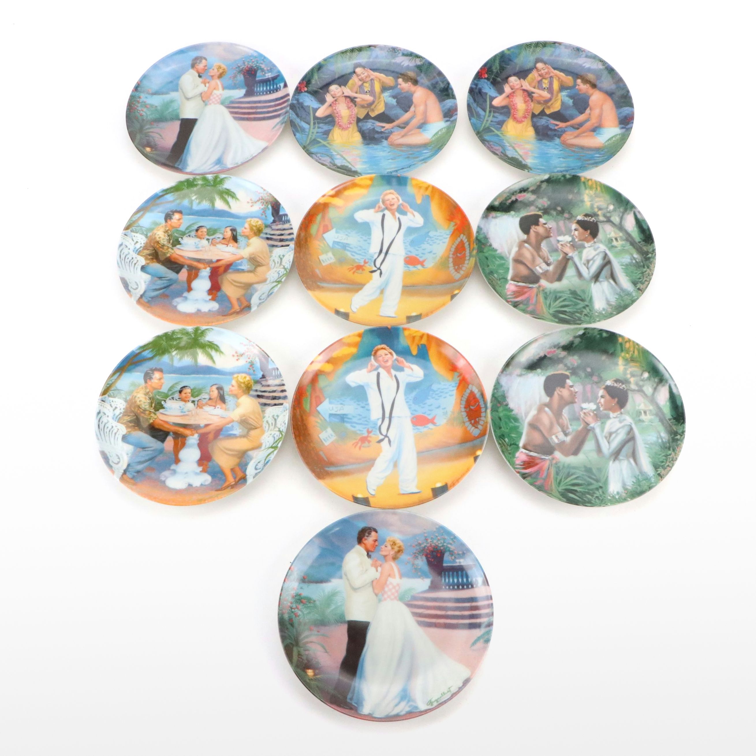 Elaine Gignilliat "South Pacific" Series Ceramic Collector Plates and More