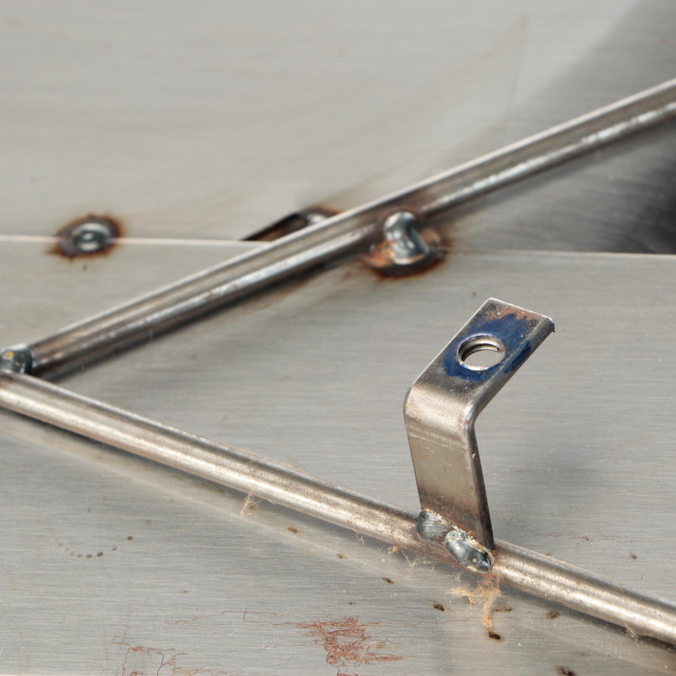 Brass and Metal Curled Ribbon Wall Décor