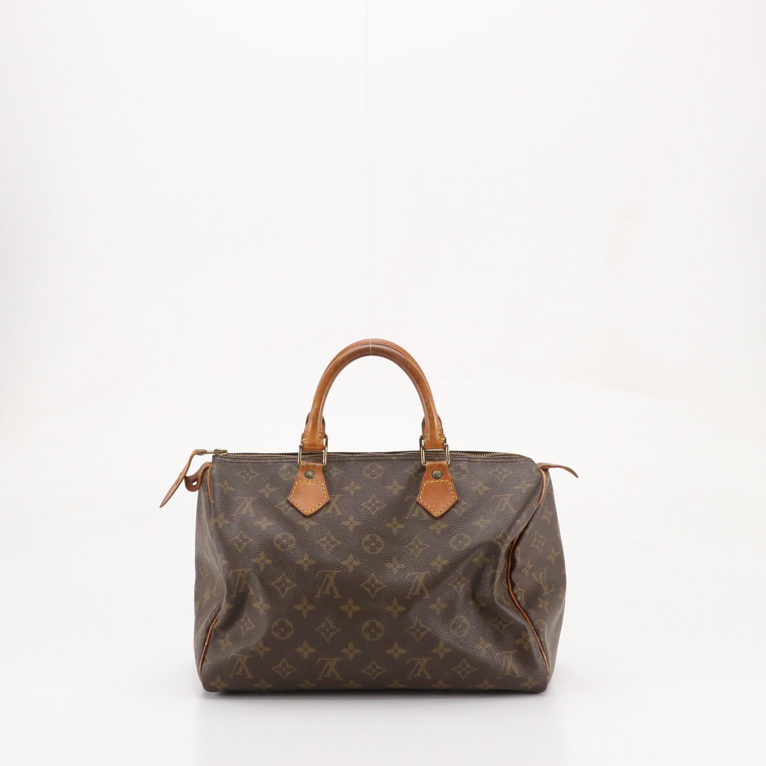 Louis Vuitton Speedy 30 in Monogram Canvas and Vachetta Leather