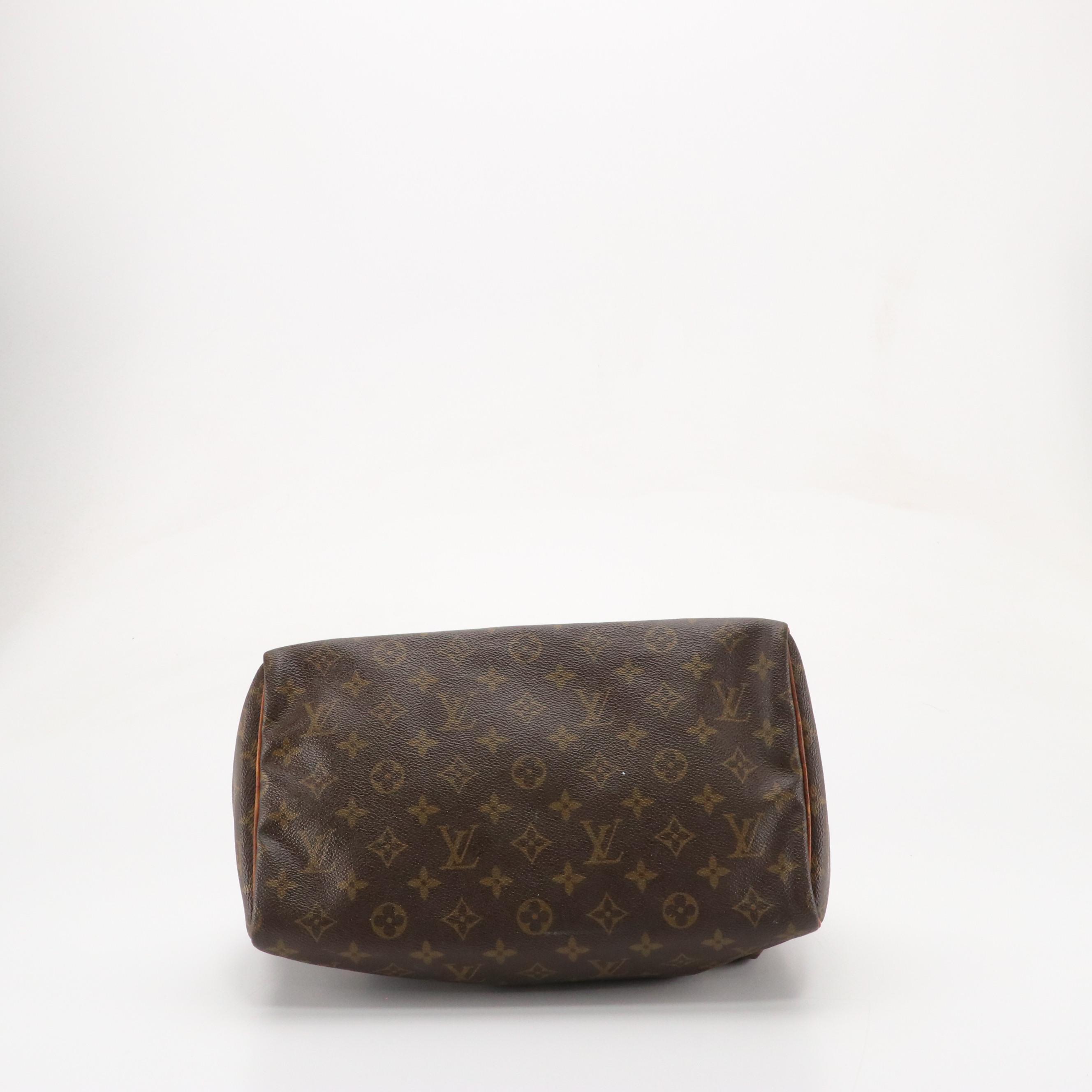 Louis Vuitton Speedy 30 in Monogram Canvas and Vachetta Leather