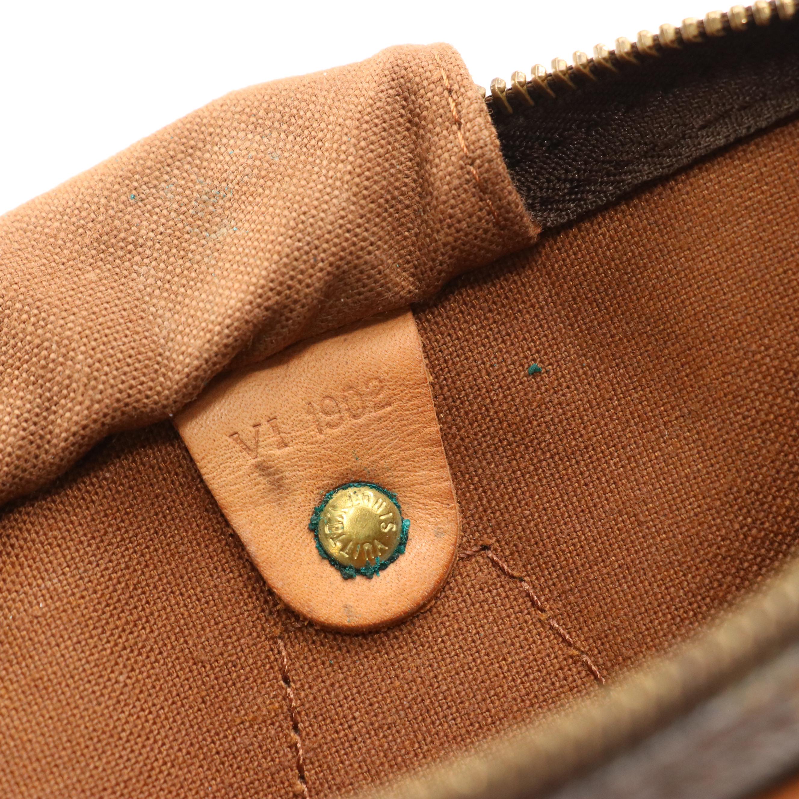 Louis Vuitton Speedy 30 in Monogram Canvas and Vachetta Leather