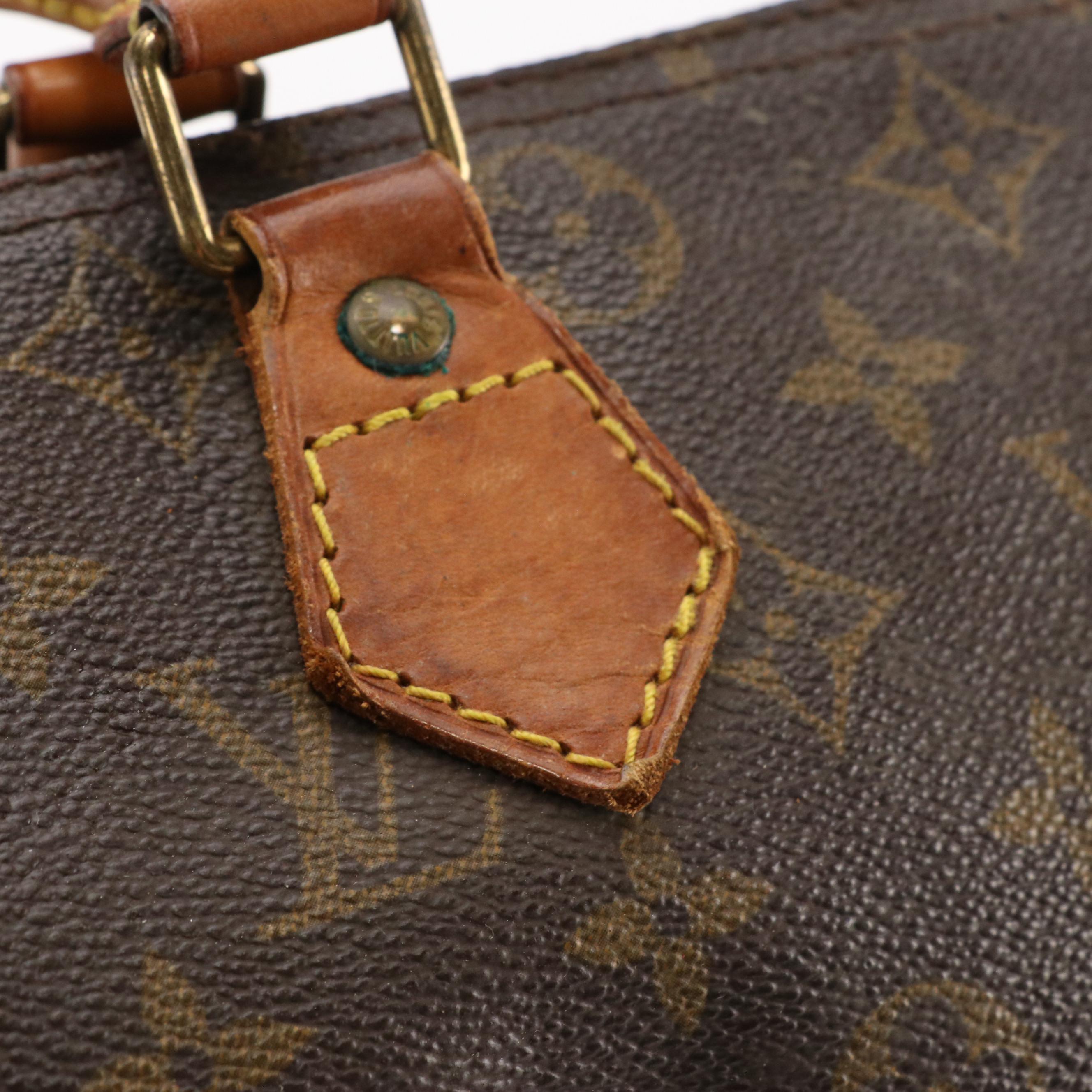 Louis Vuitton Speedy 30 in Monogram Canvas and Vachetta Leather