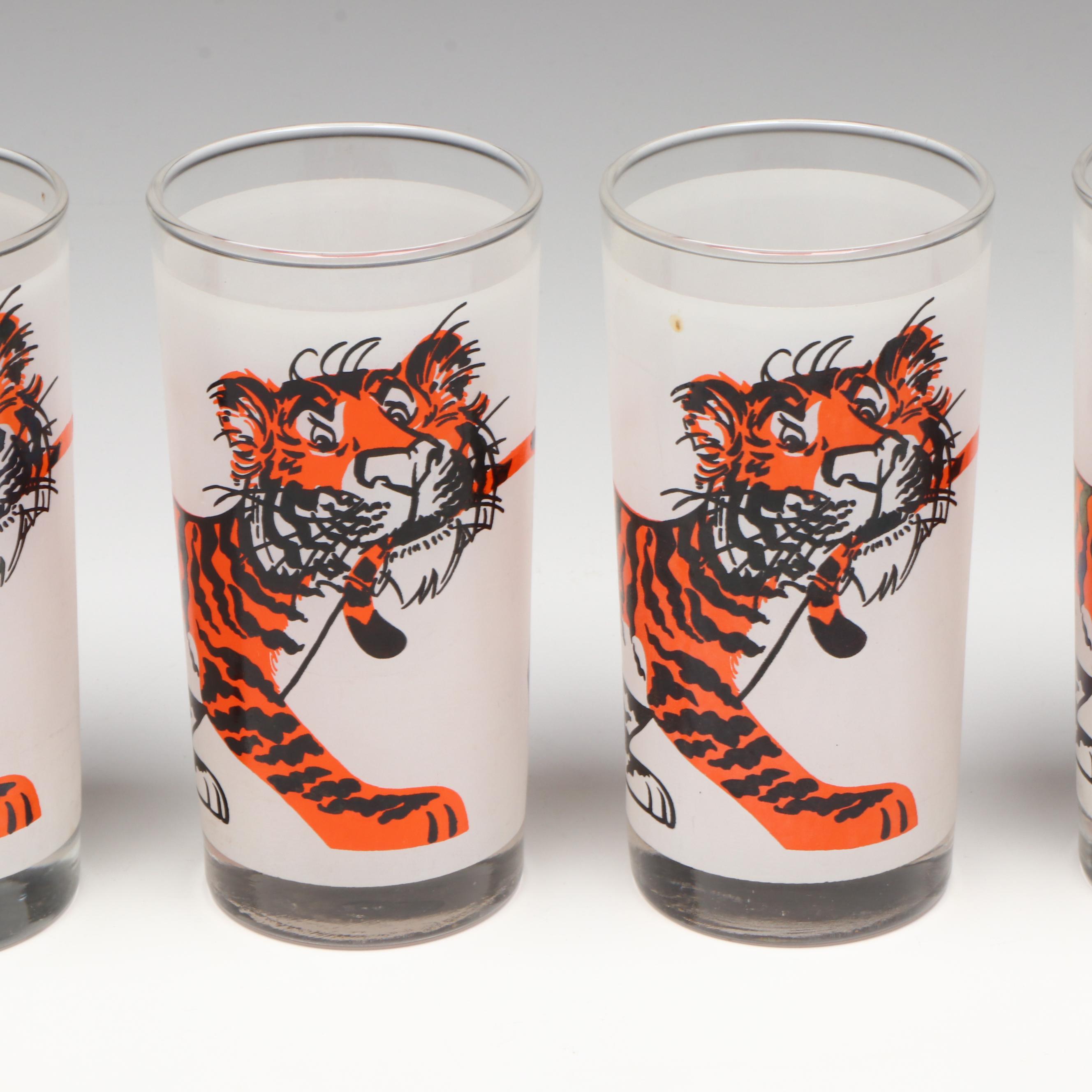 Vintage Esso Tiger Highball Glasses, Mid-20th Century