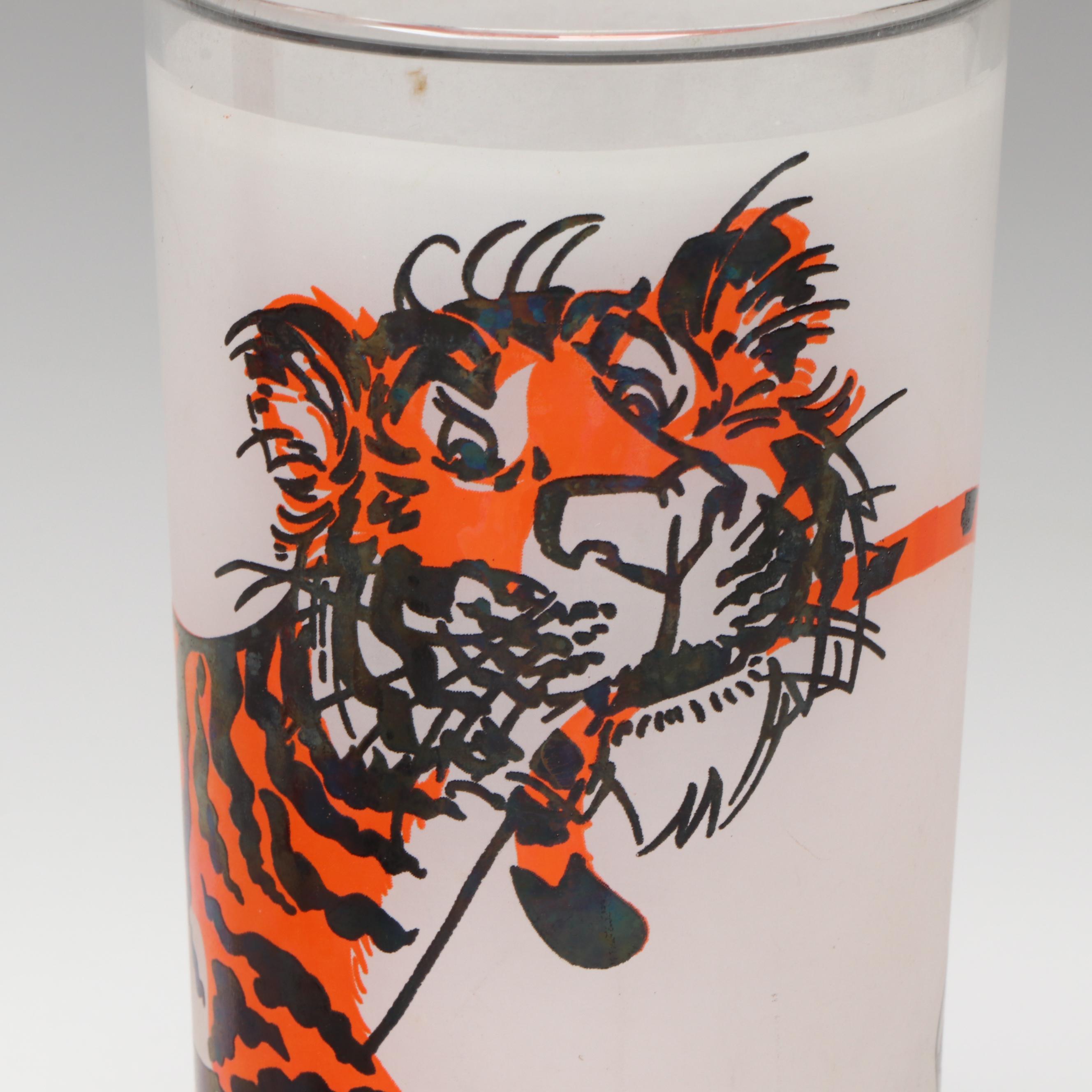 Vintage Esso Tiger Highball Glasses, Mid-20th Century