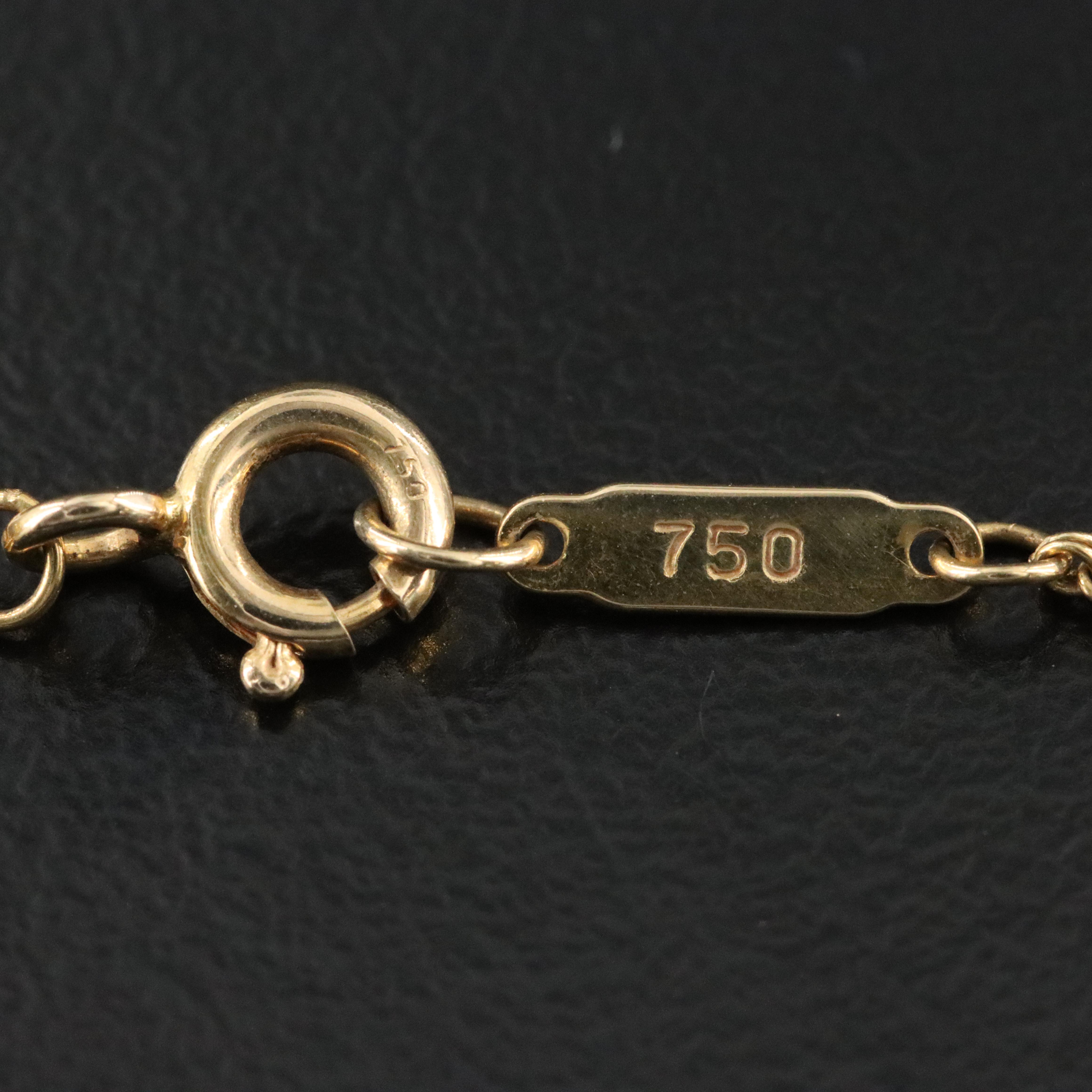 Tiffany & Co. 18K Infinity Necklace