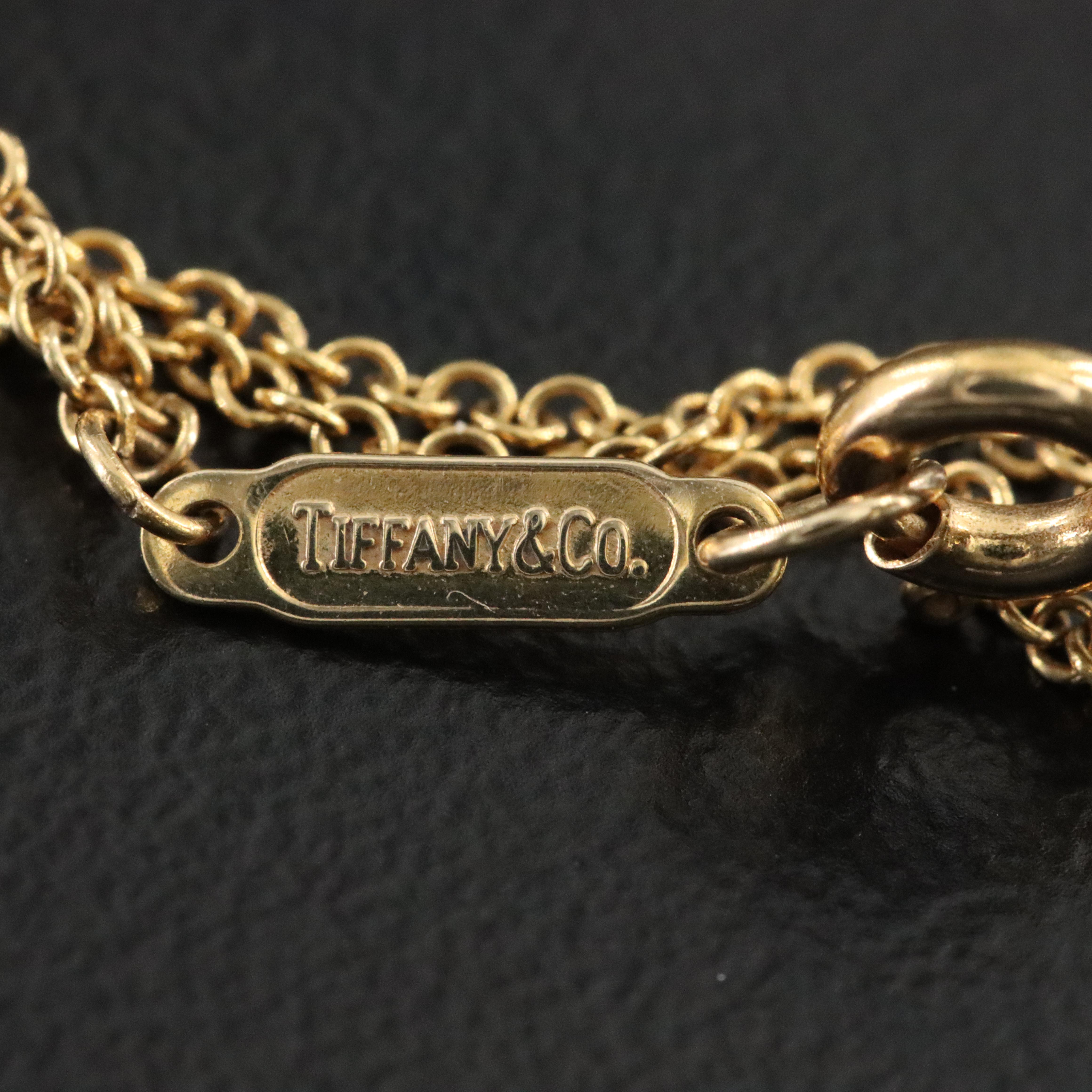 Tiffany & Co. 18K Infinity Necklace