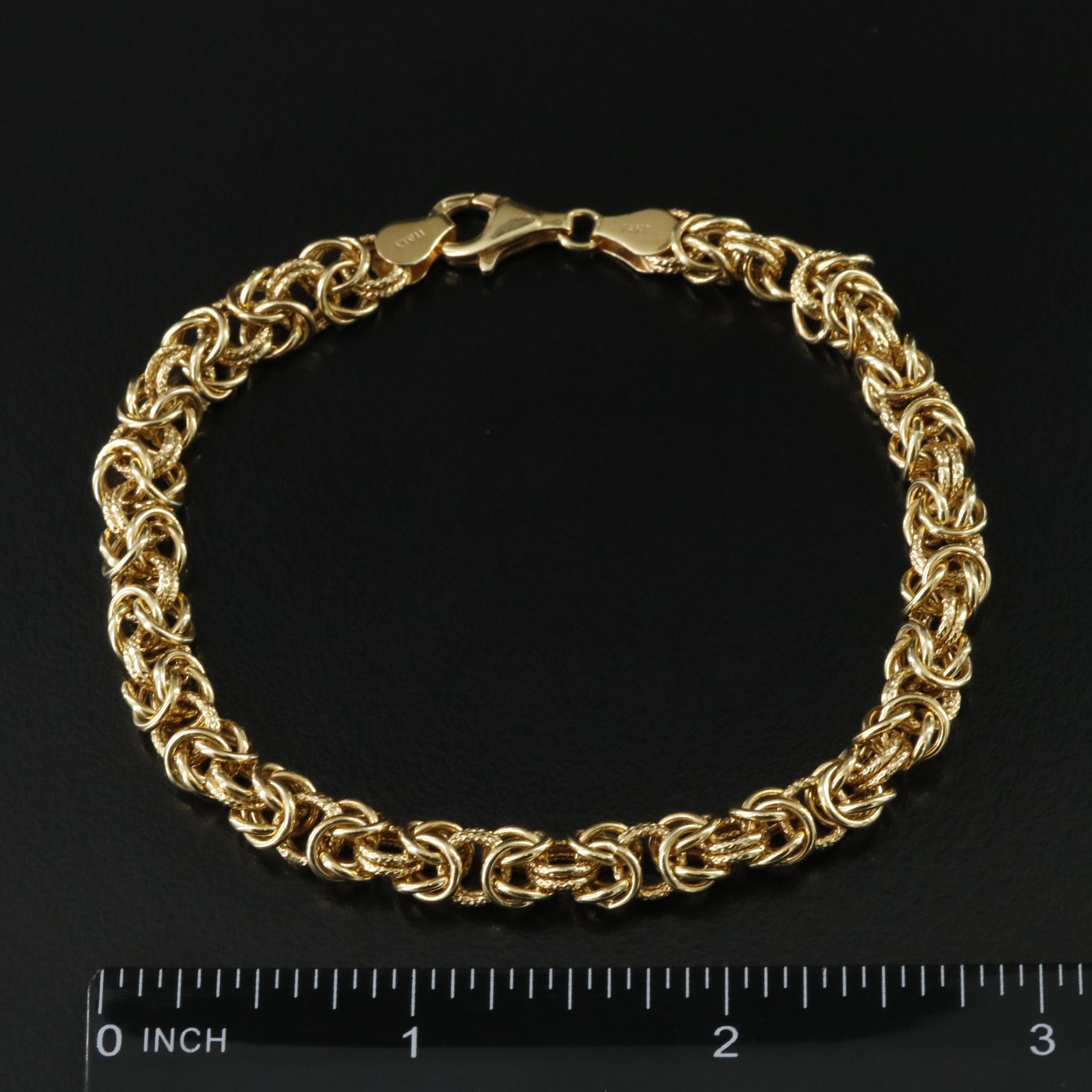 14K Byzantine Chain Bracelet