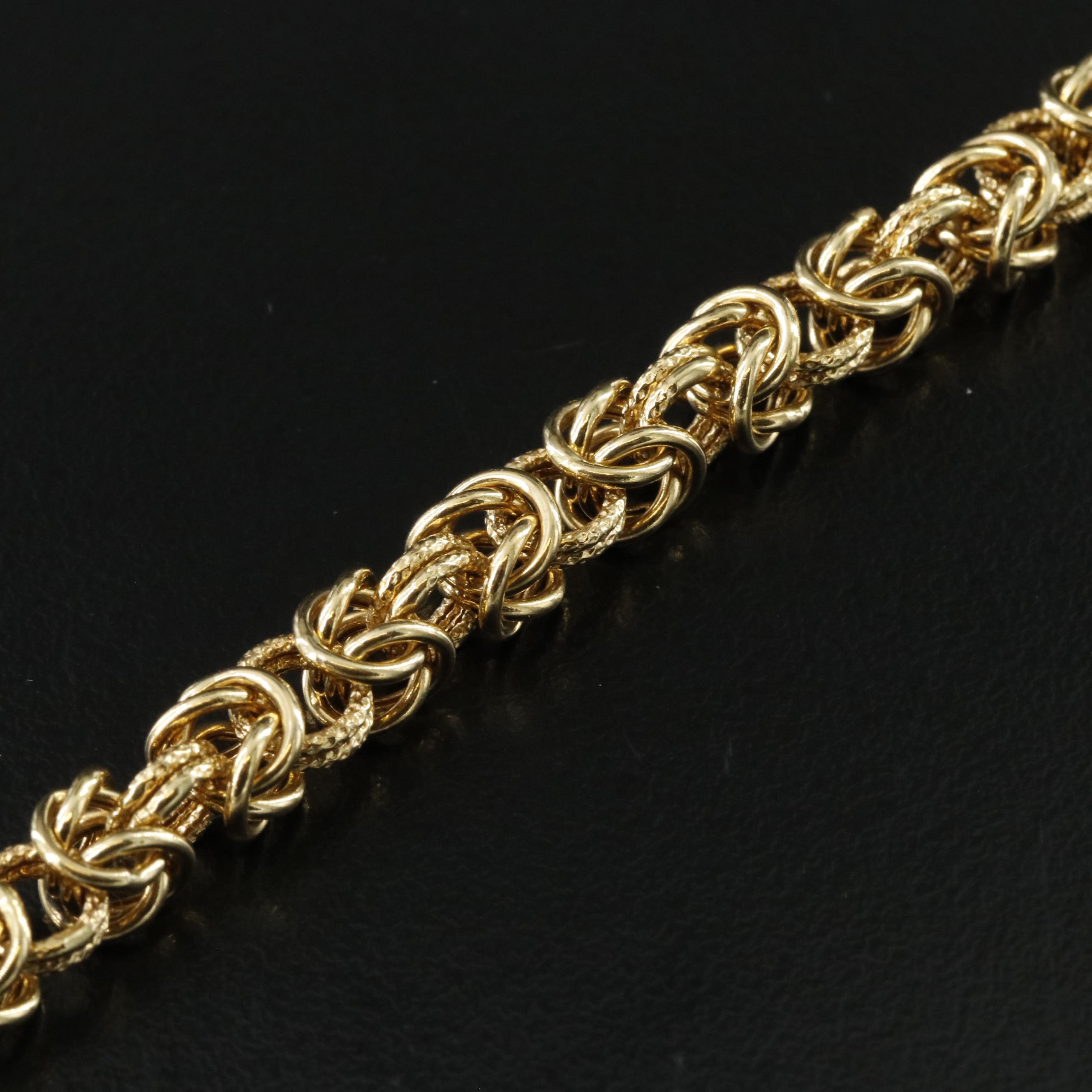 14K Byzantine Chain Bracelet