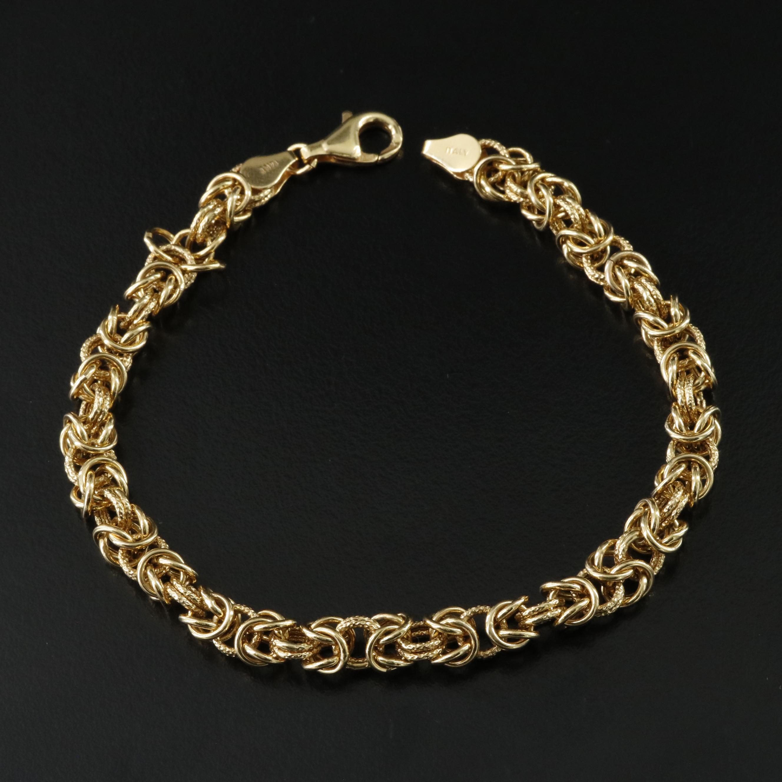 14K Byzantine Chain Bracelet