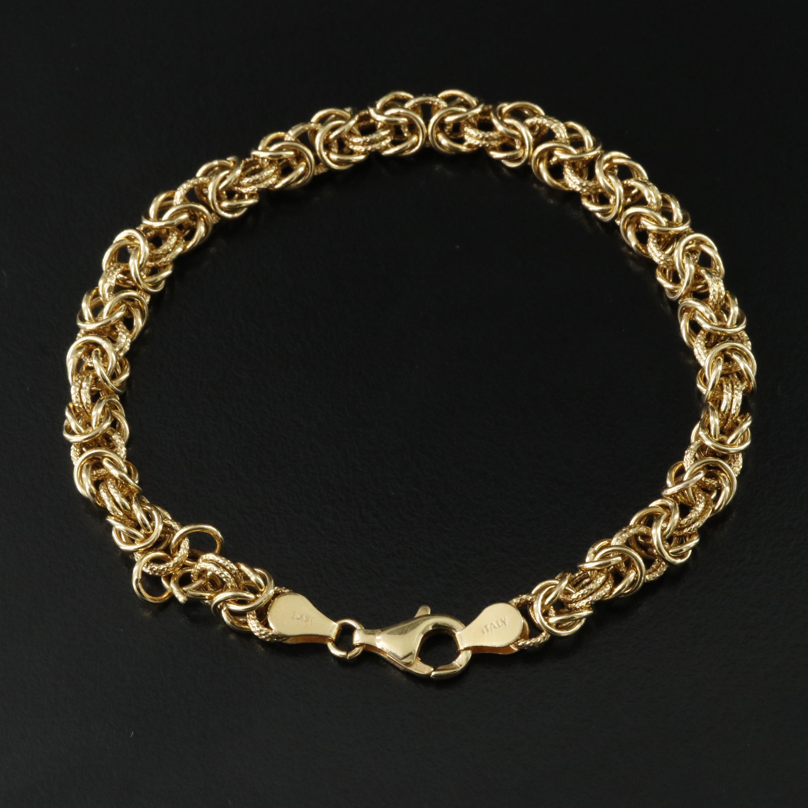 14K Byzantine Chain Bracelet