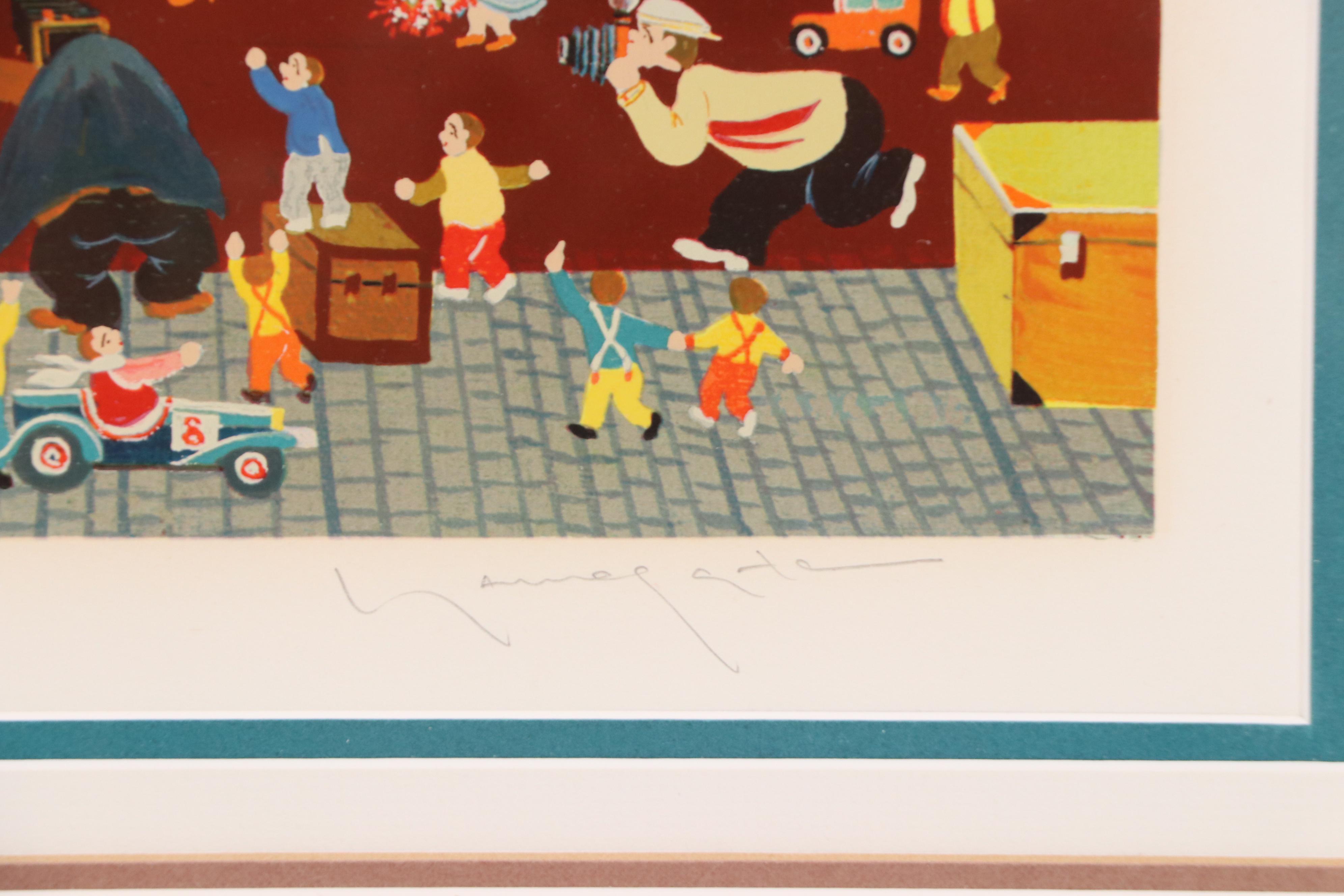 Hiro Yamagata Serigraph "Car Festival"