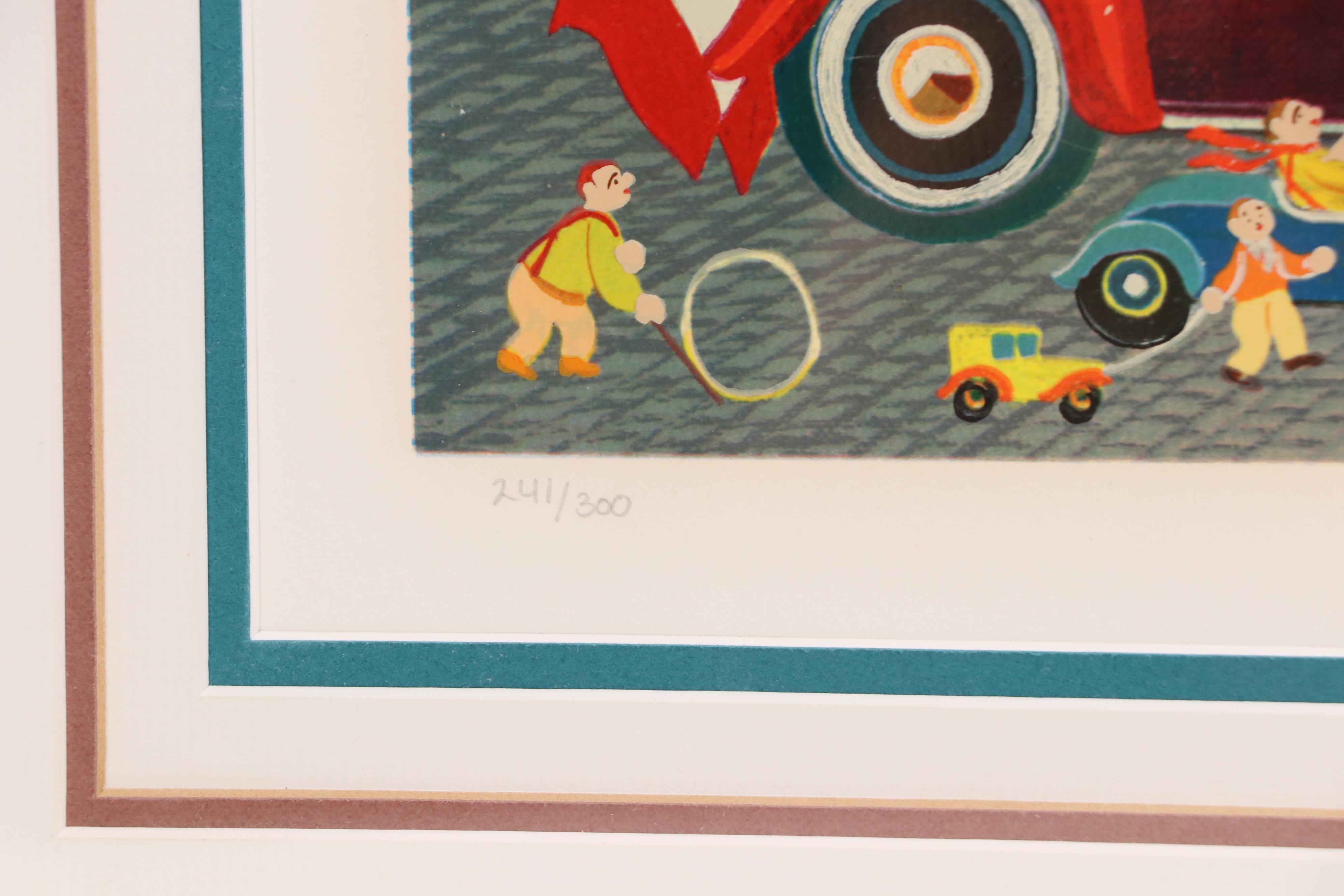 Hiro Yamagata Serigraph "Car Festival"