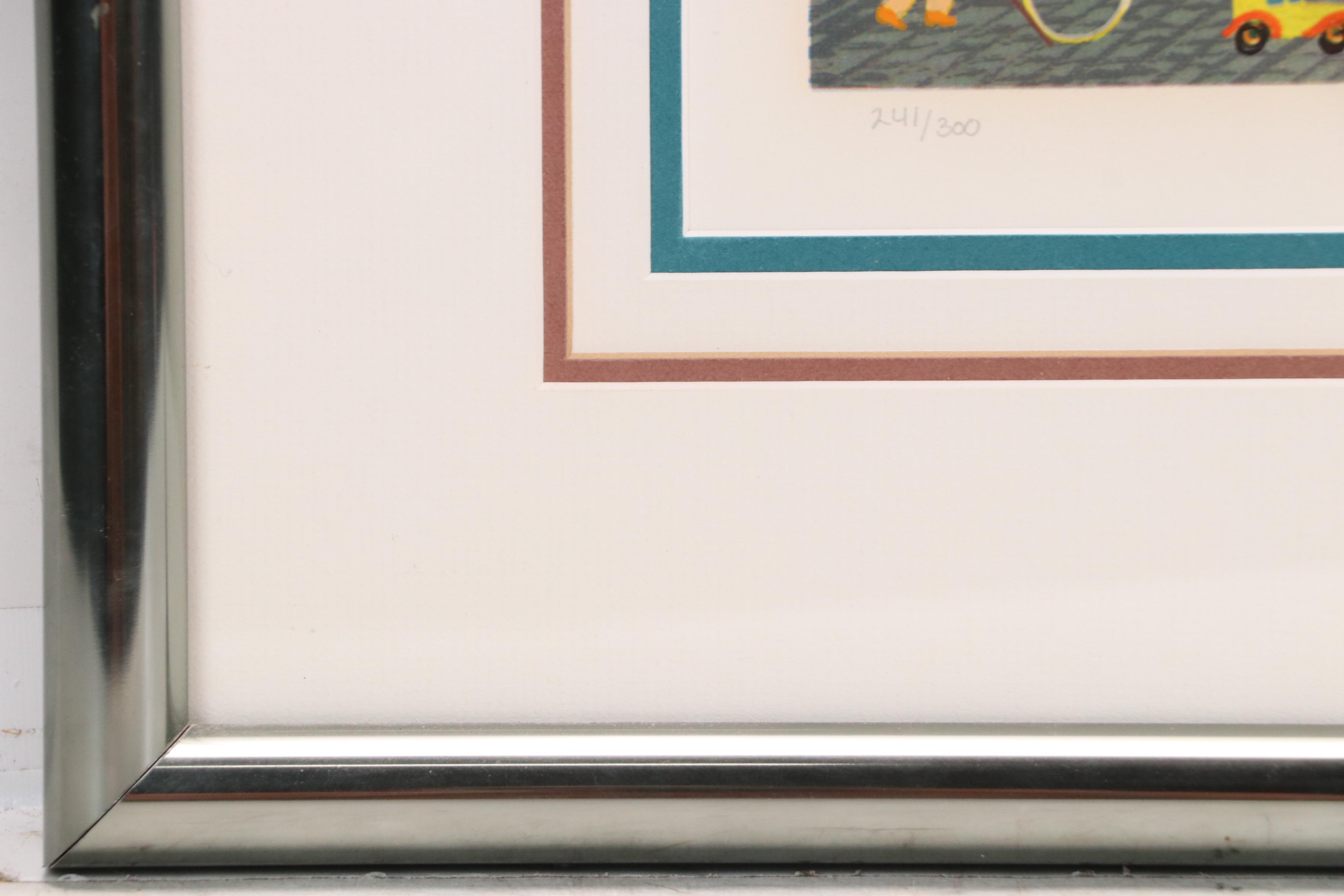 Hiro Yamagata Serigraph "Car Festival"