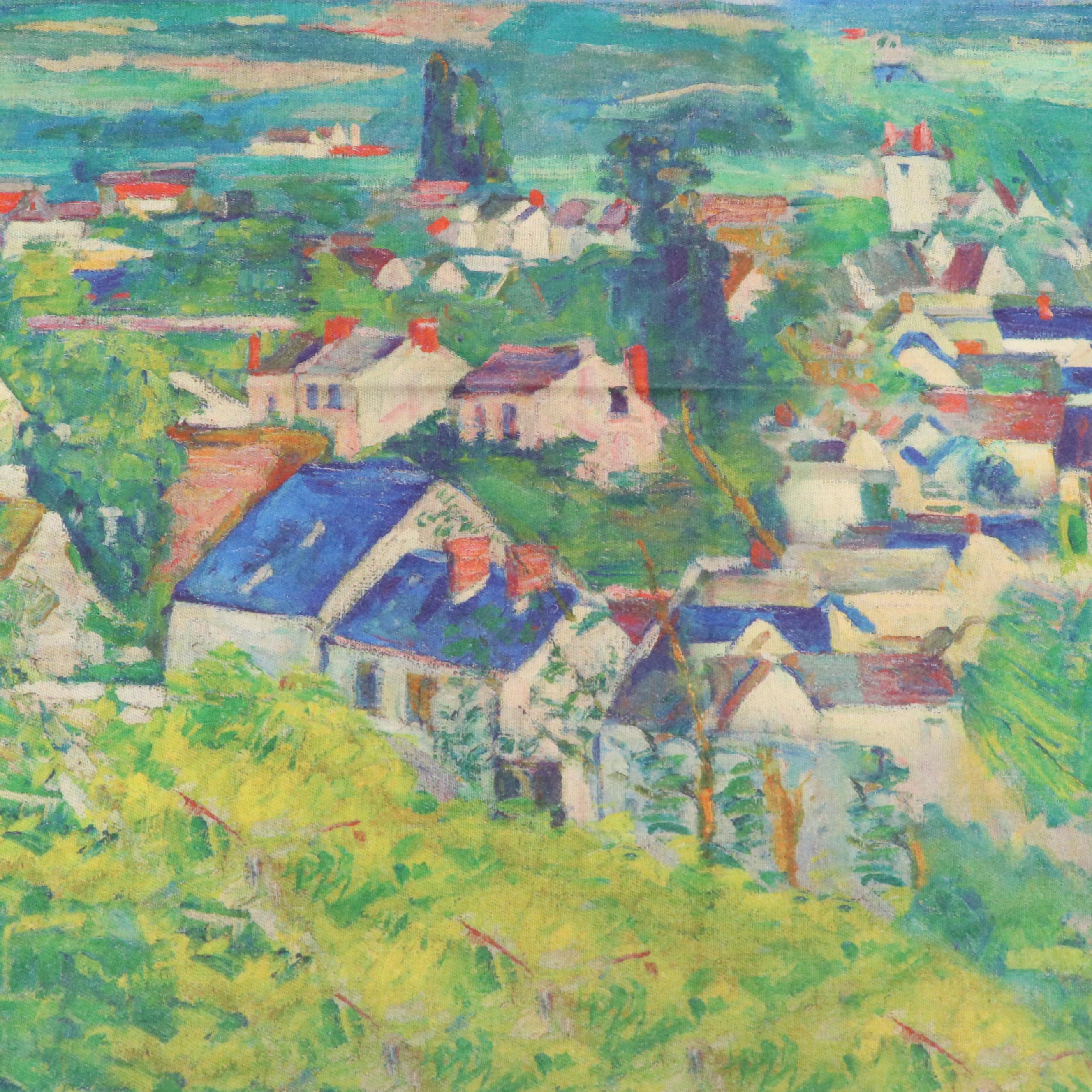 Art Deco Printed Cashmere Shawl Scarf from The Century House