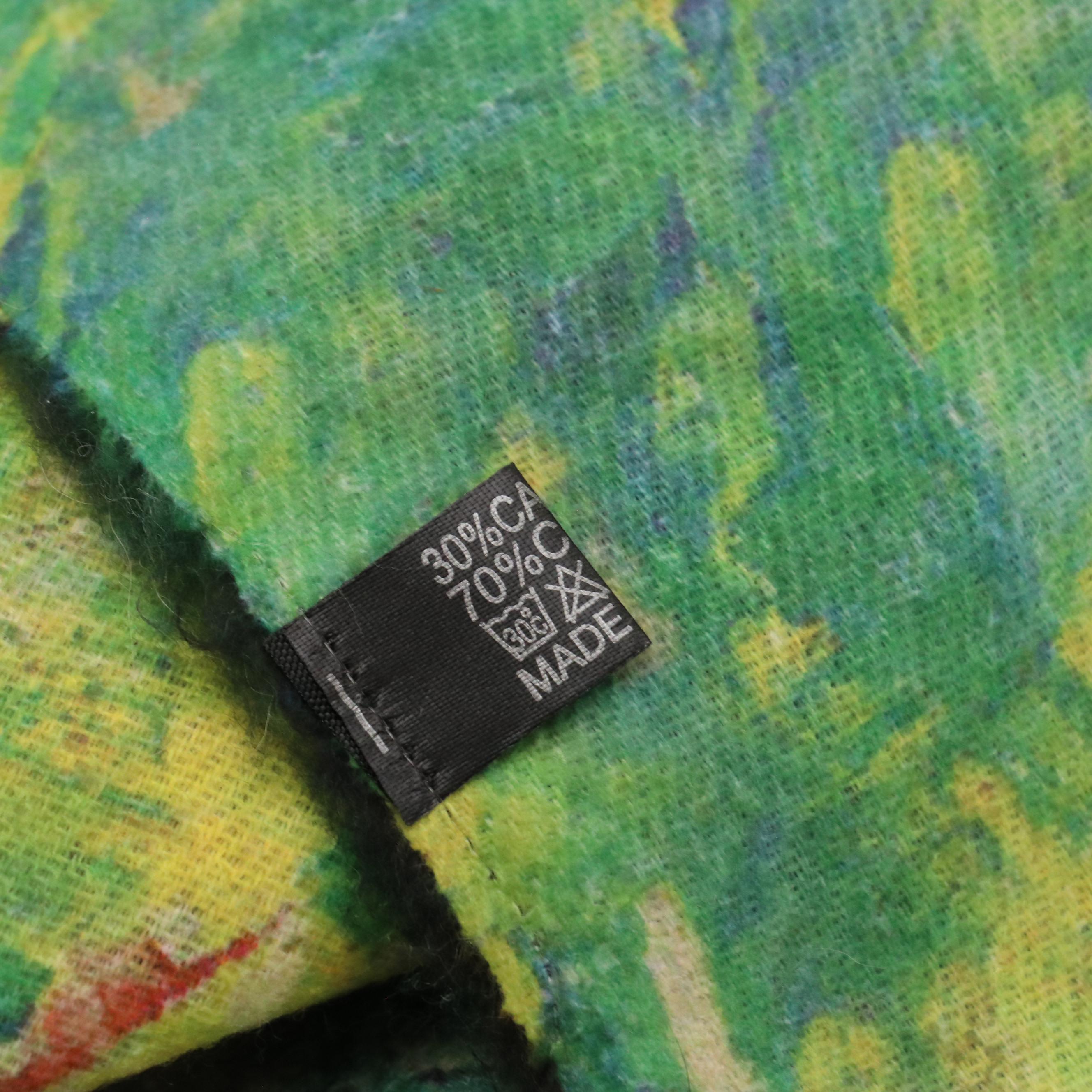 Art Deco Printed Cashmere Shawl Scarf from The Century House