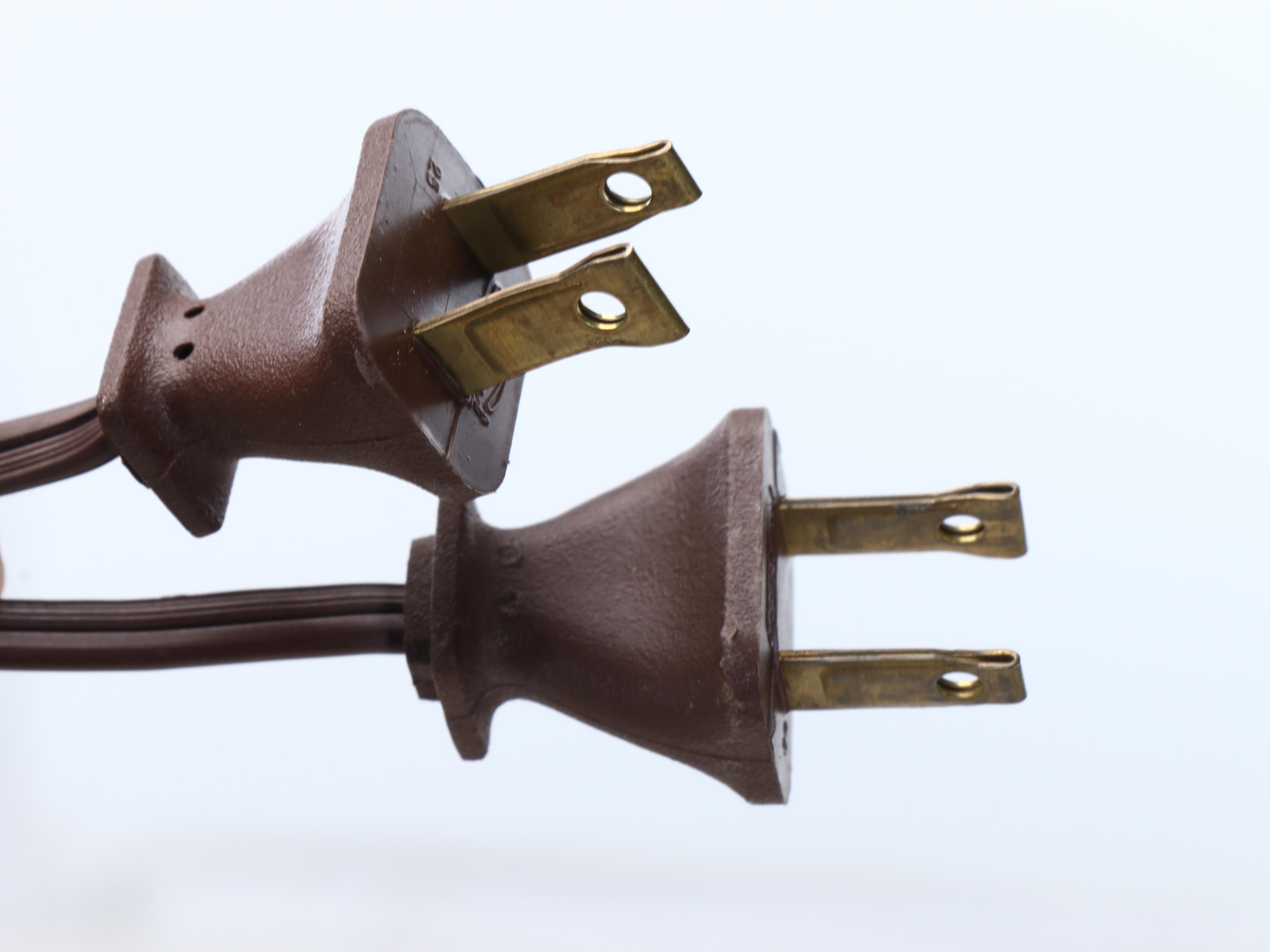 Mimbres Native American Inspired Chalkware Table Lamps