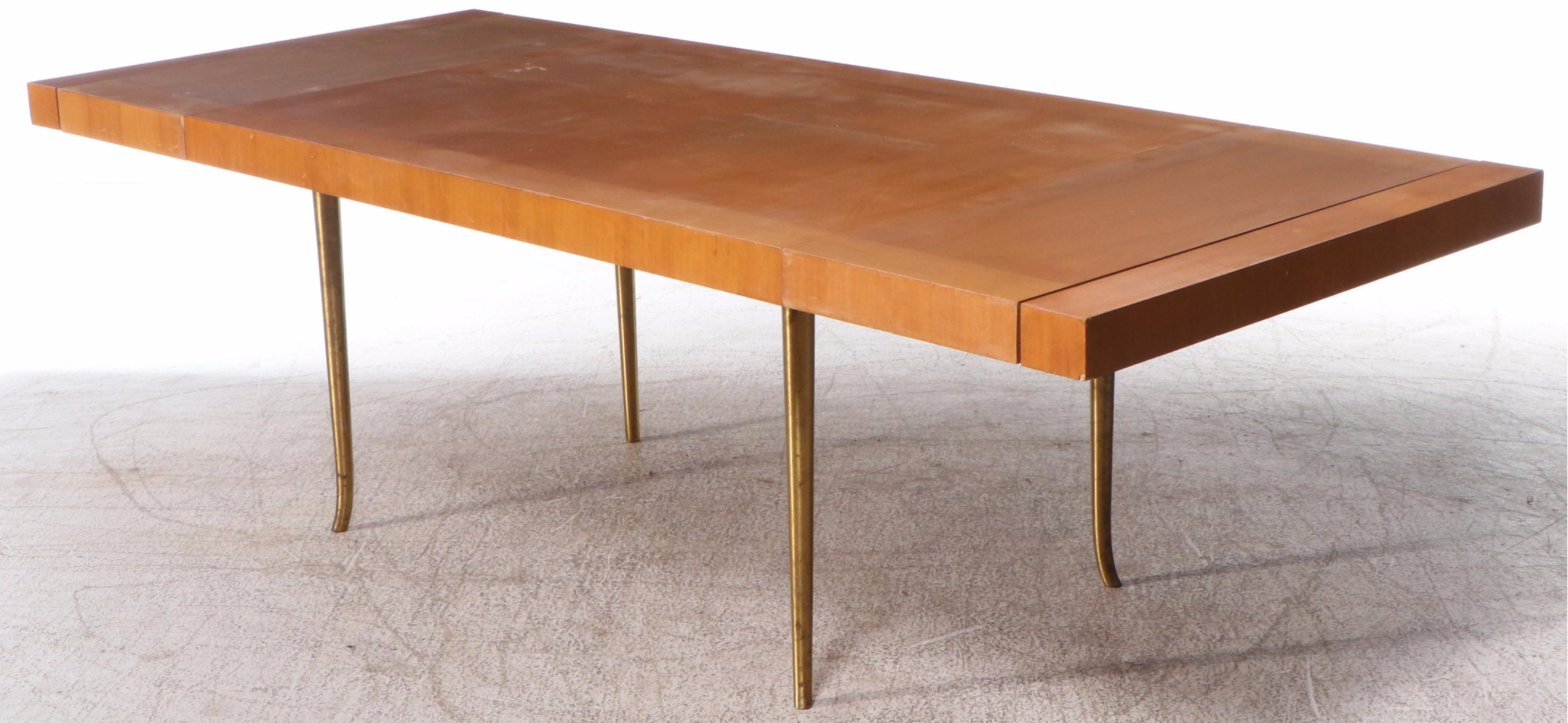 MCM  Robsjohn-Gibbings for Widdicomb Seven-Piece Dining Set w/. "Klismos" Chairs