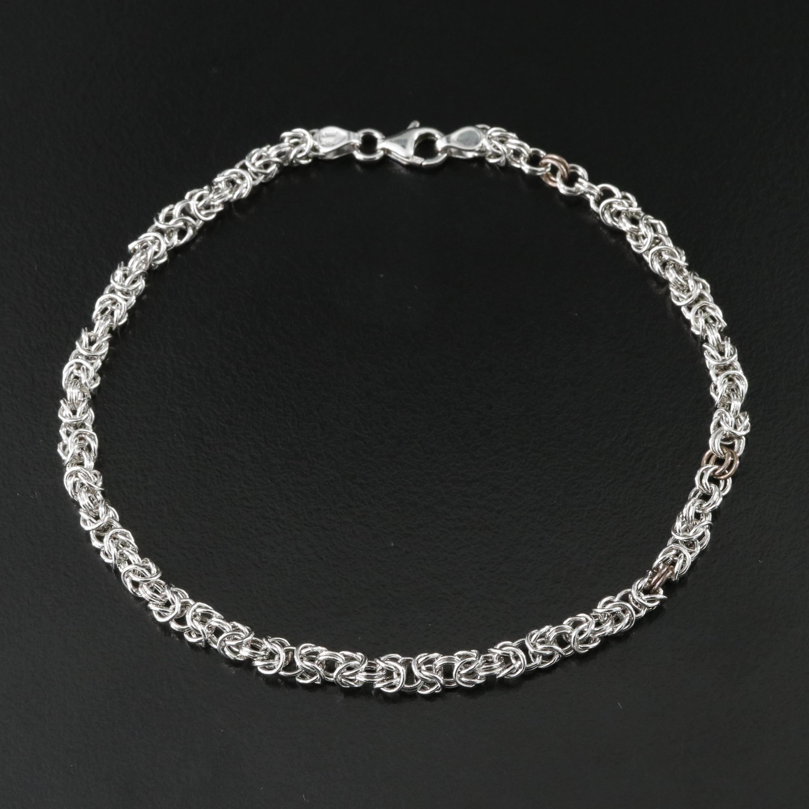 14K Byzantine Link Bracelet
