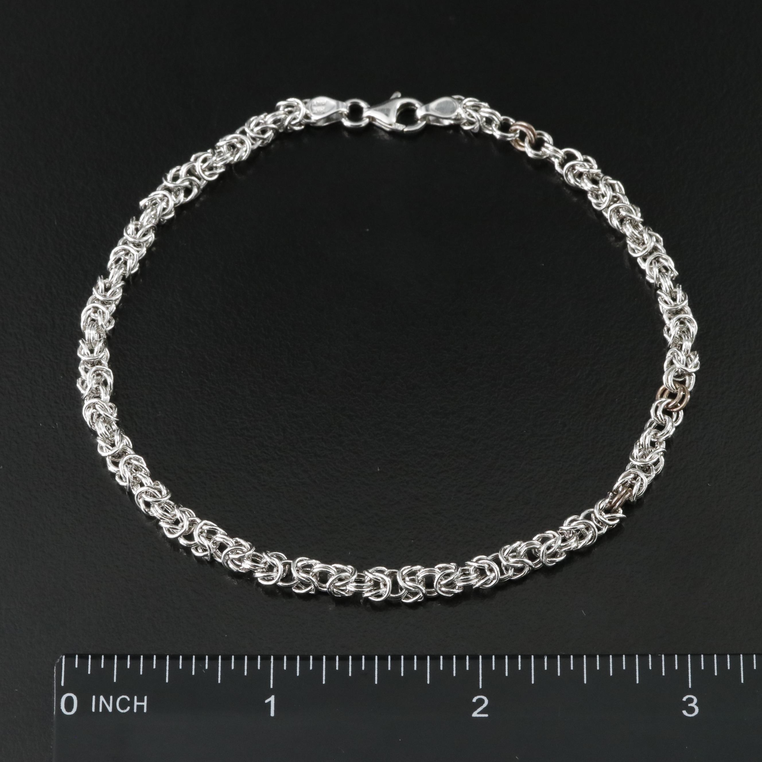 14K Byzantine Link Bracelet
