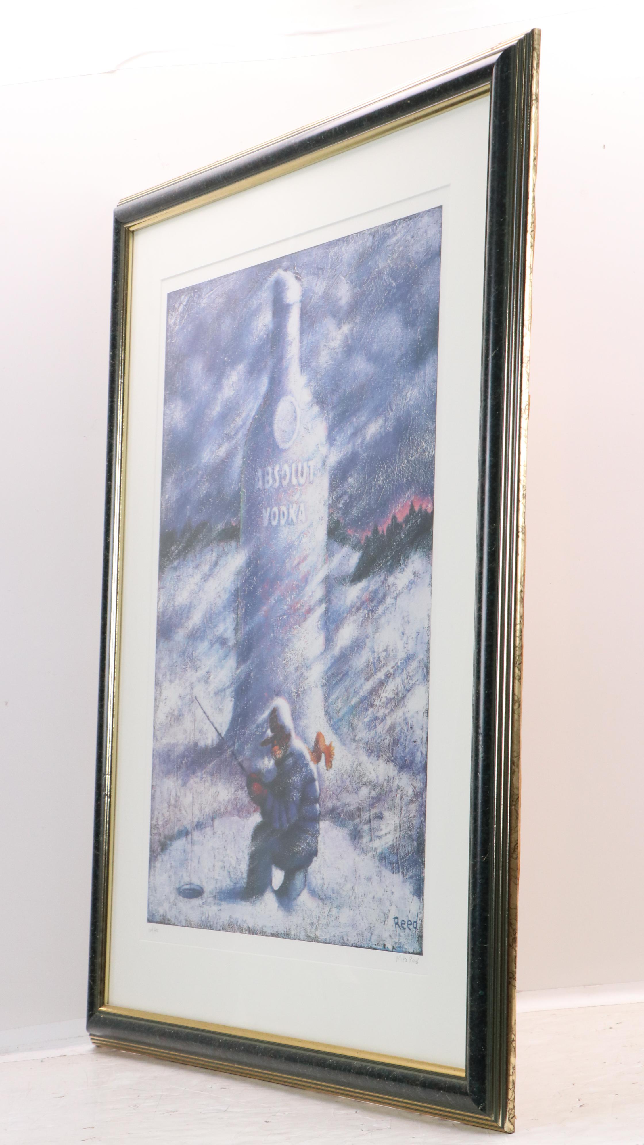 Mike Reed Offset Lithograph for Absolut Vodka Advertisement "Absolut Statehood"