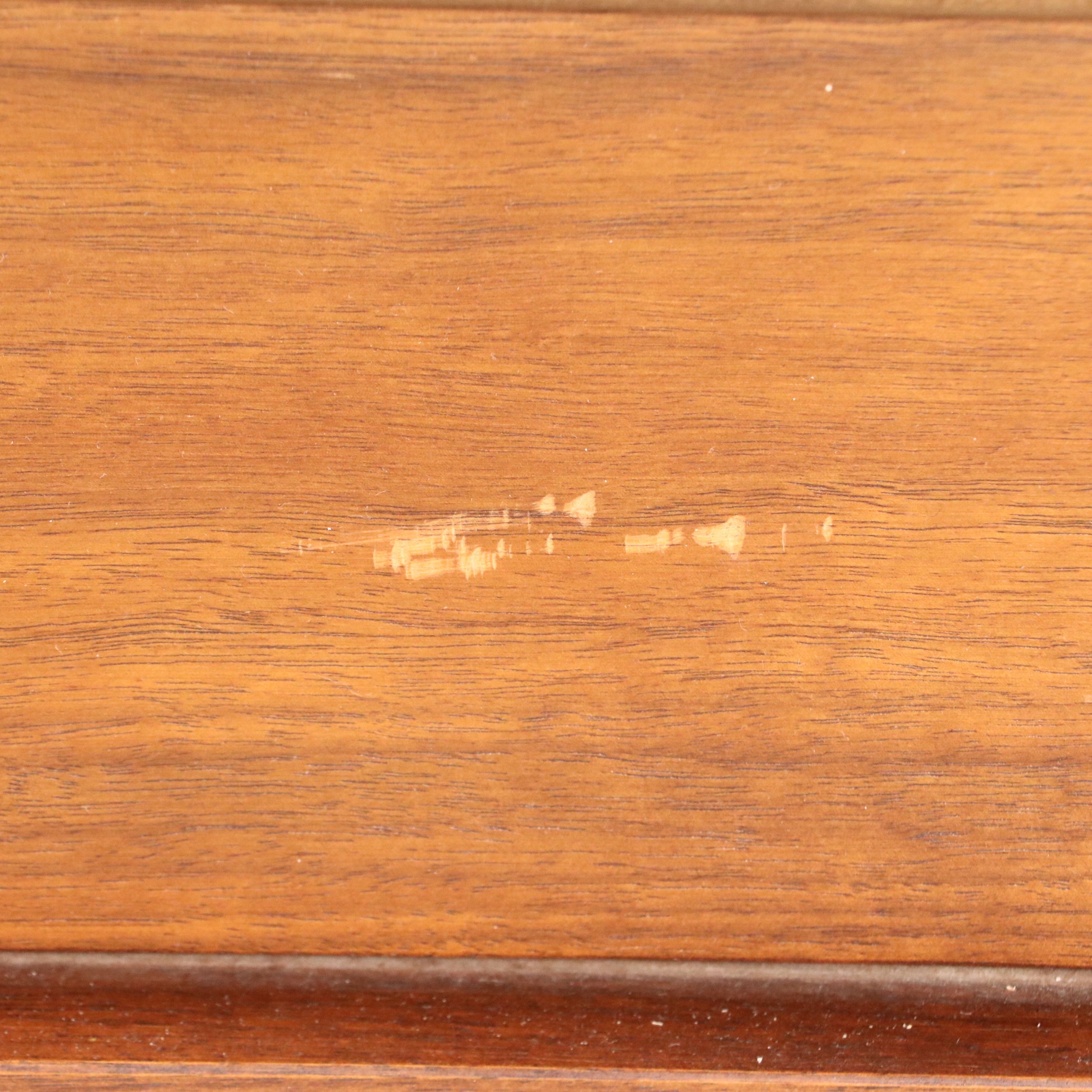 Bassett Furniture Mid Century Modern Style Walnut Chest of Drawers