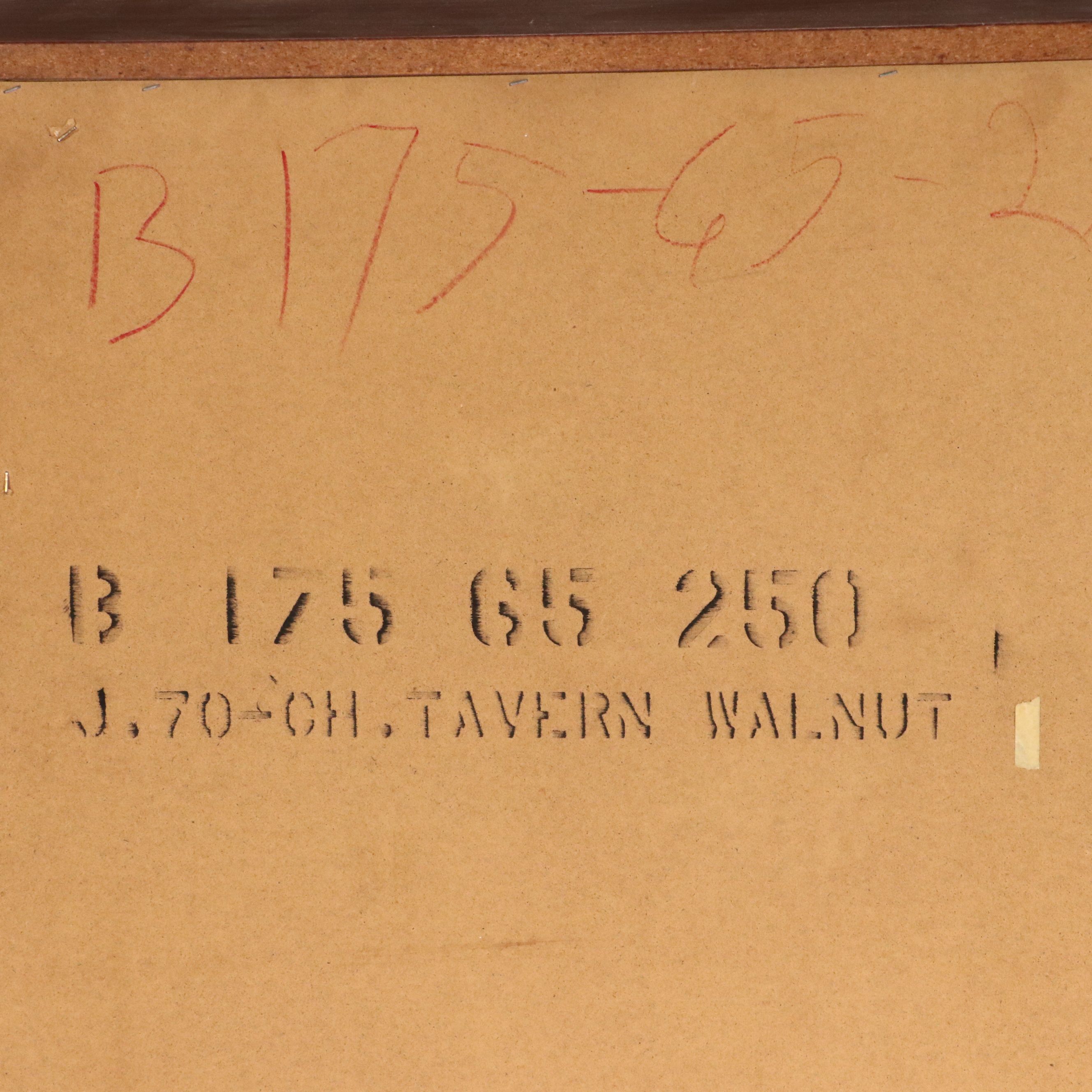 Bassett Furniture Mid Century Modern Style Walnut Chest of Drawers