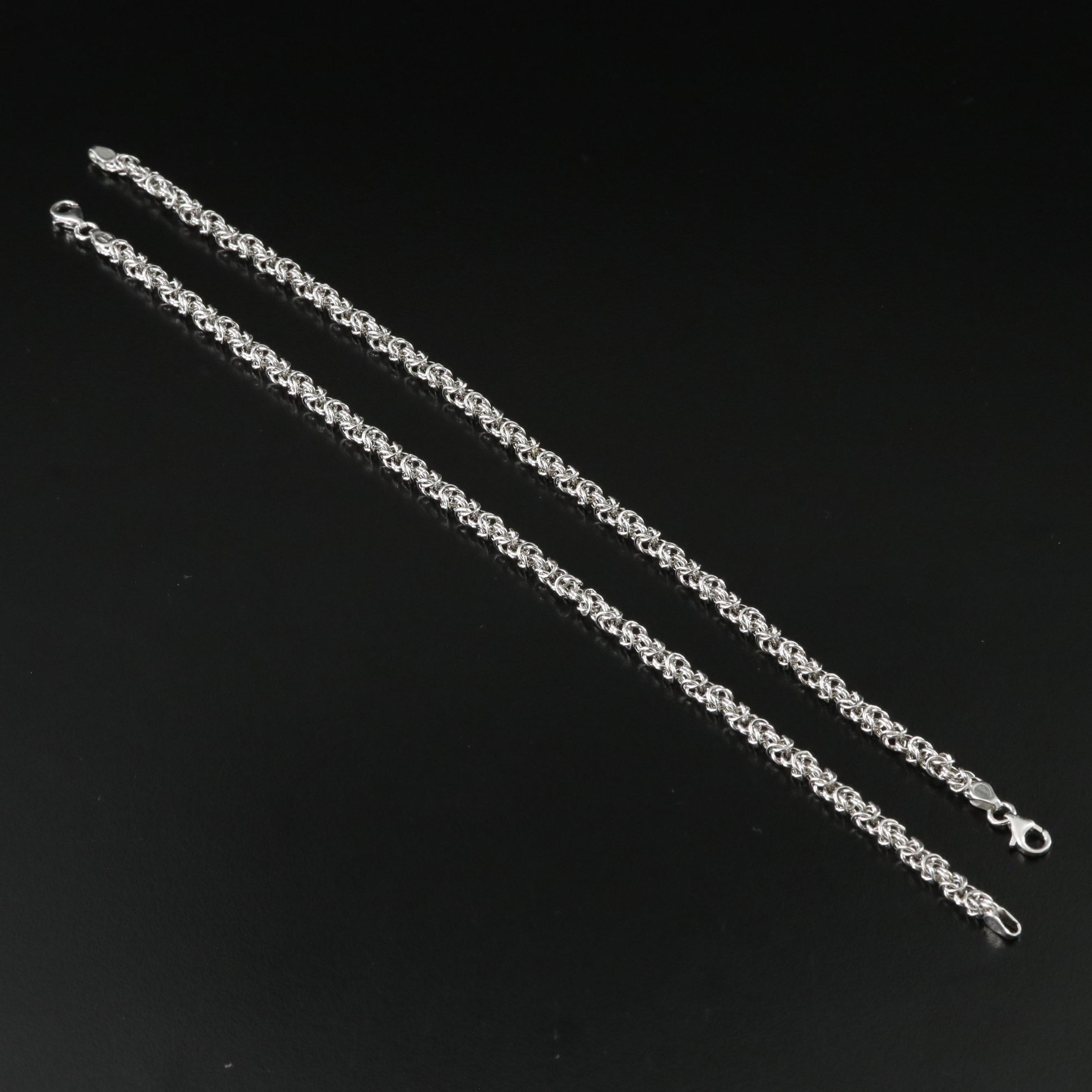 14K Byzanitne Chain Bracelets
