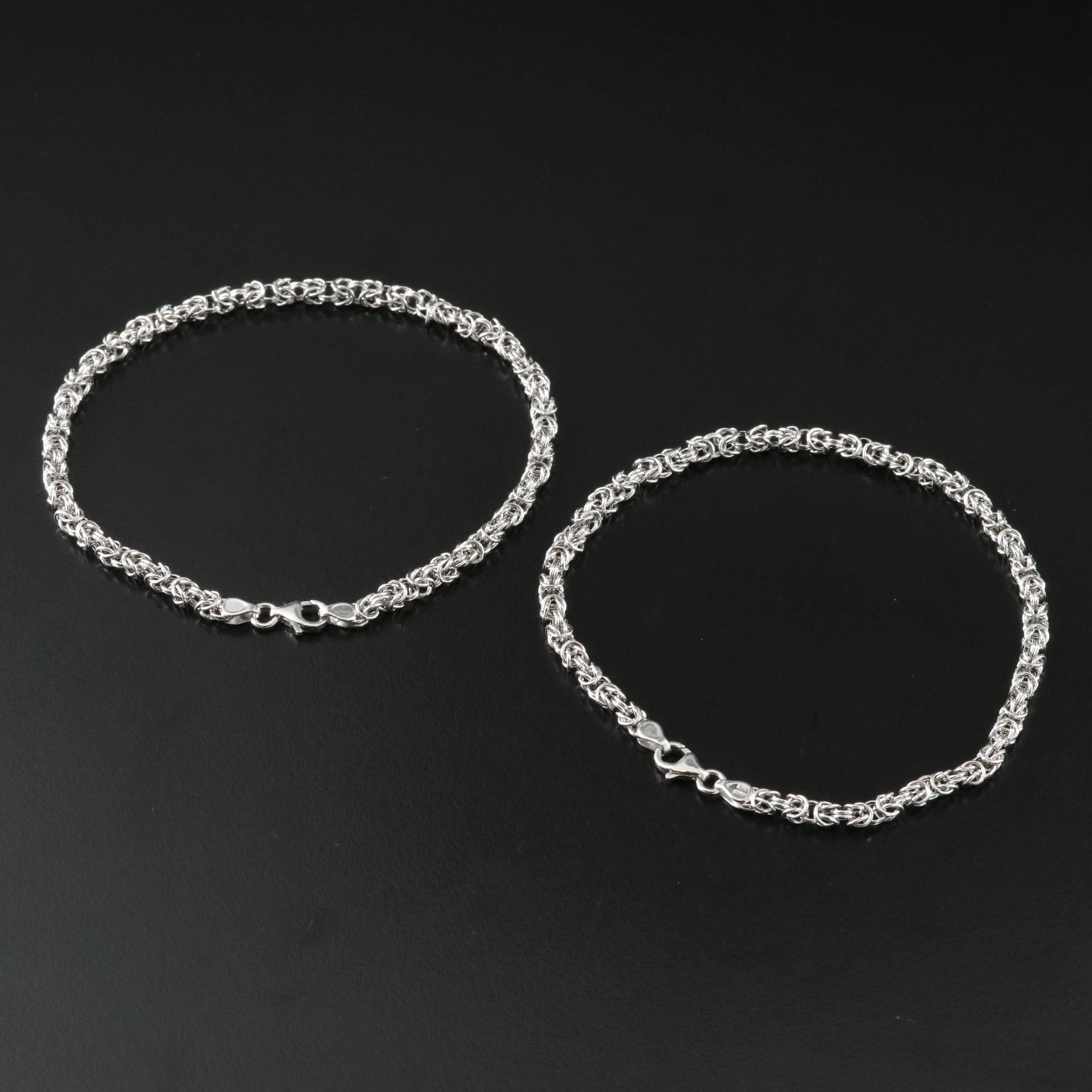 14K Byzanitne Chain Bracelets