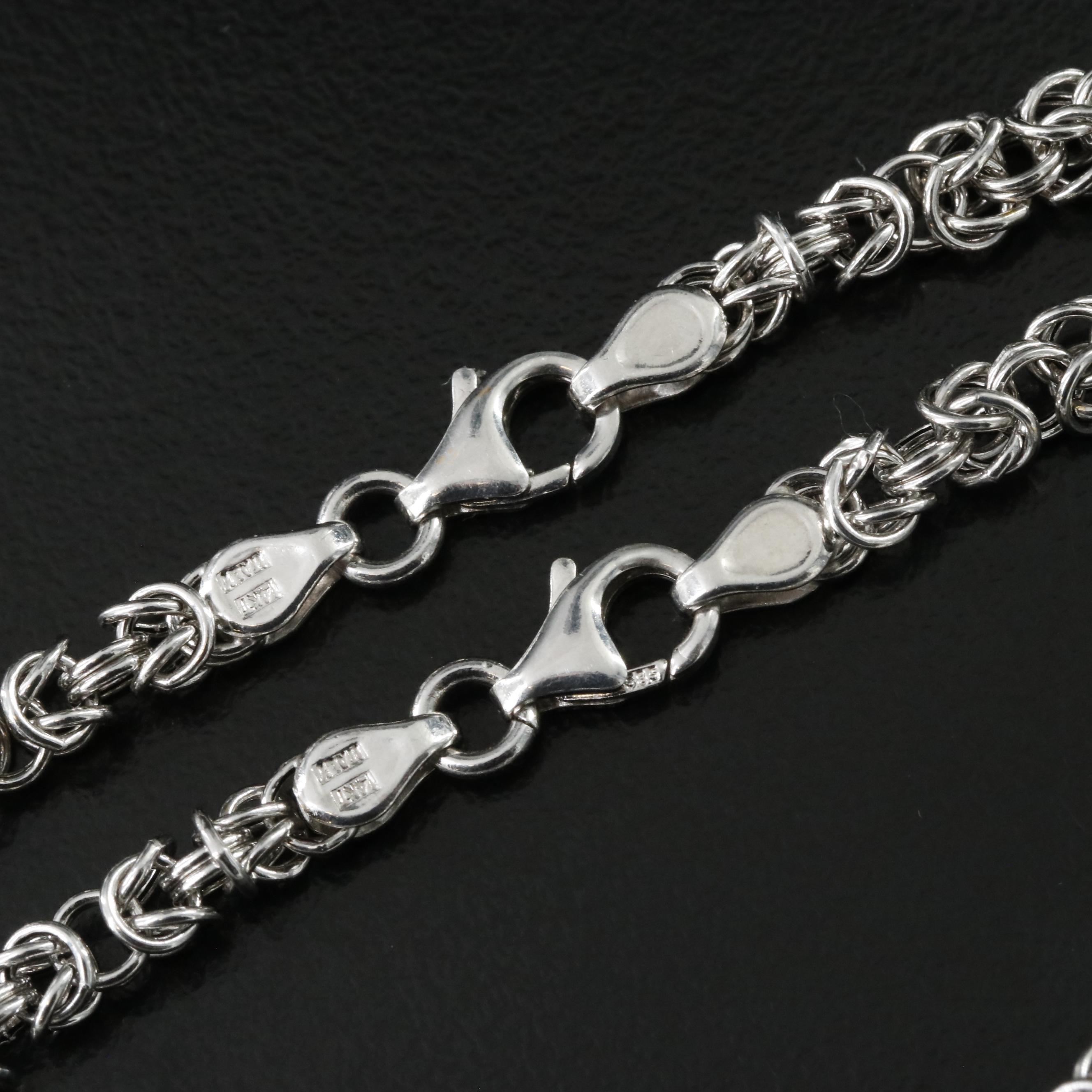 14K Byzanitne Chain Bracelets