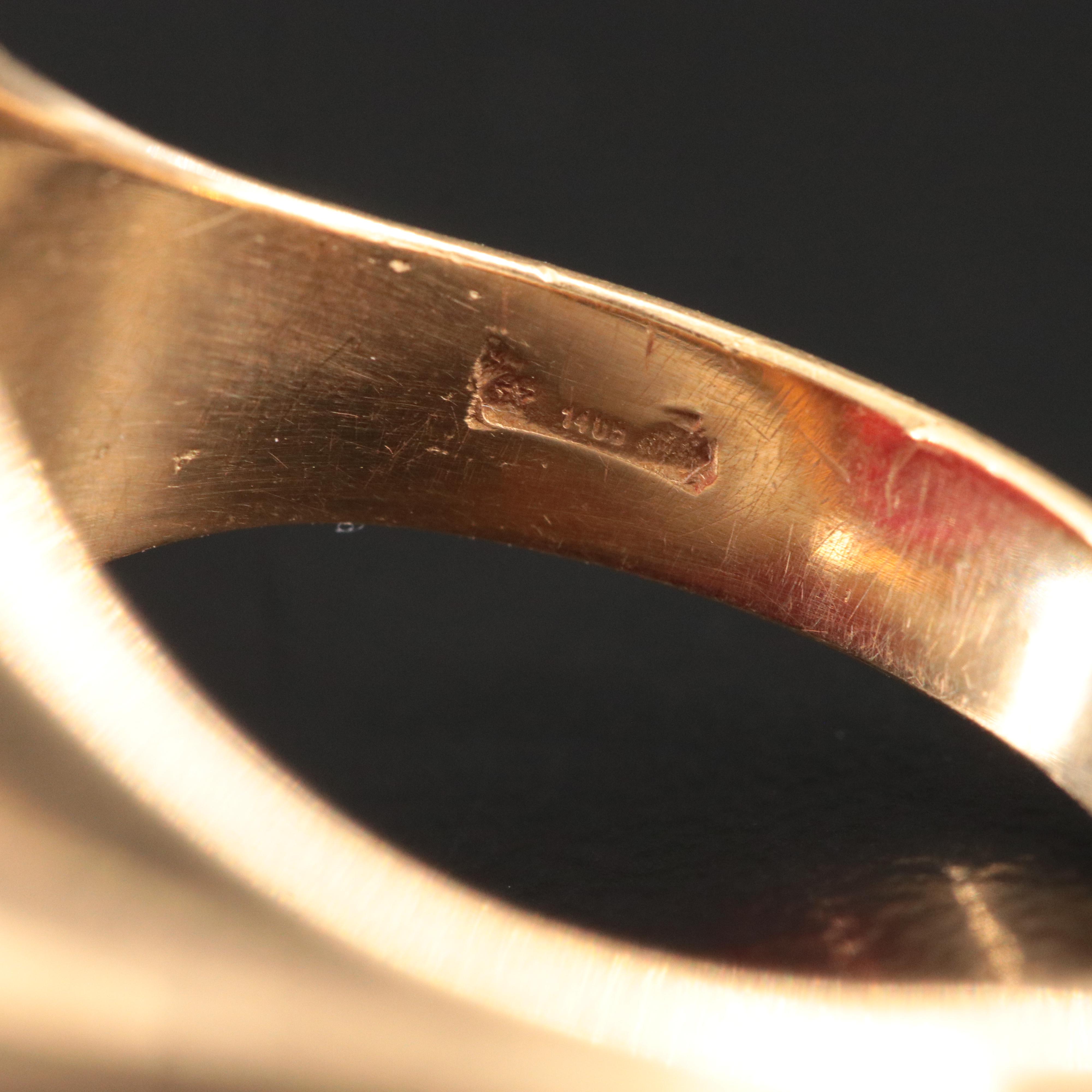 Vintage Sard Intaglio Ring